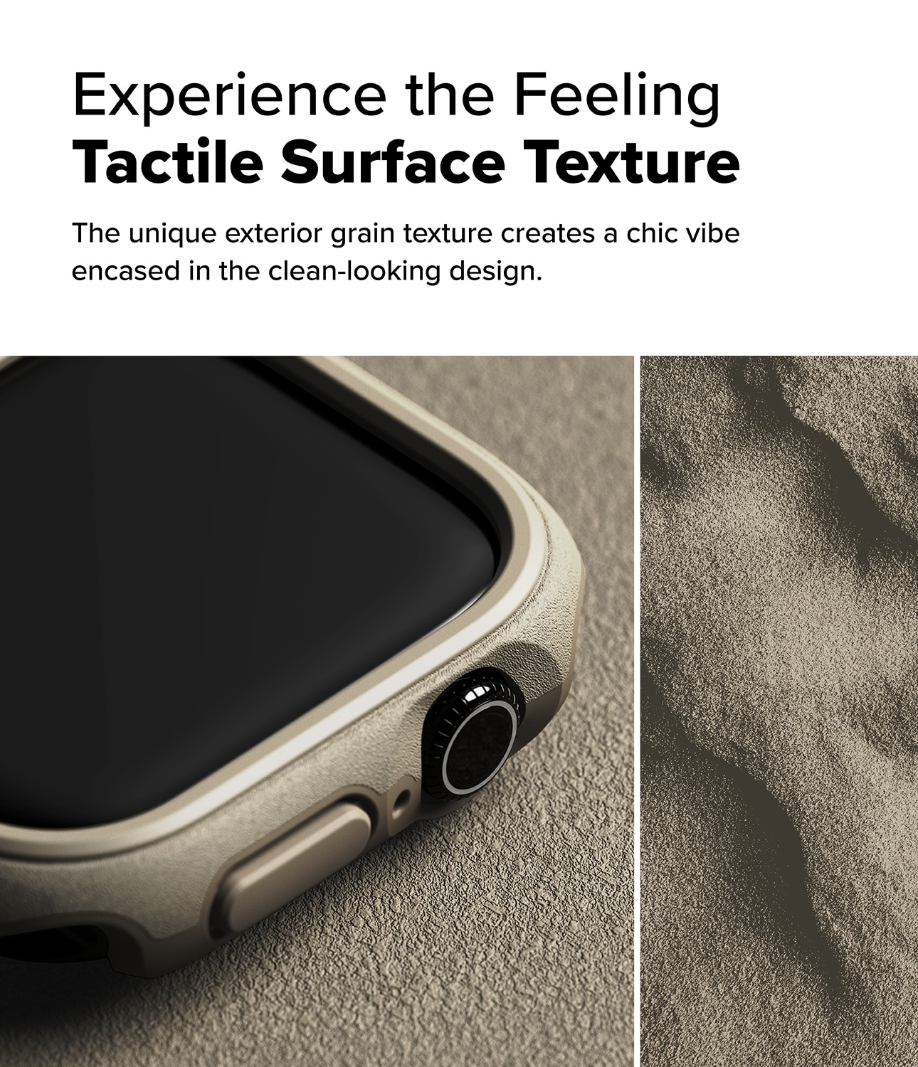 Coque Onyx Apple Watch Series 10 46mm, Grey Sand