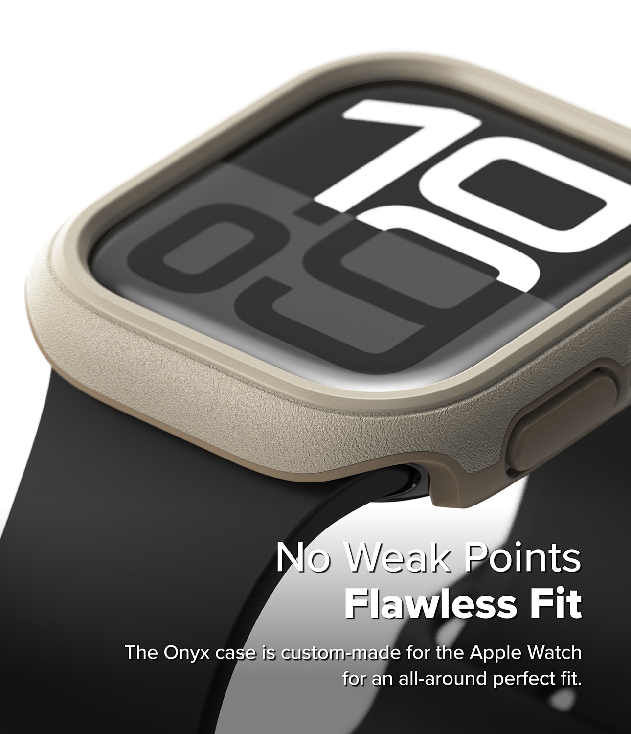 Coque Onyx Apple Watch Series 10 46mm, Grey Sand