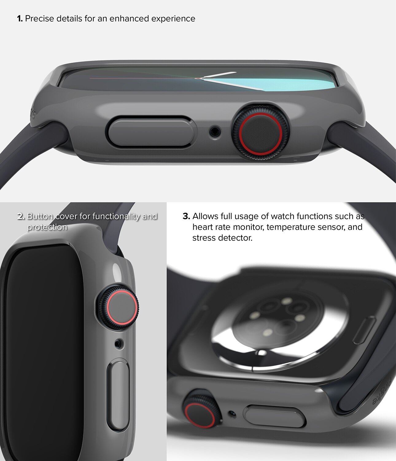Coque Slim (2 pièces) Apple Watch Series 10 42mm, Multi-couleur / motif