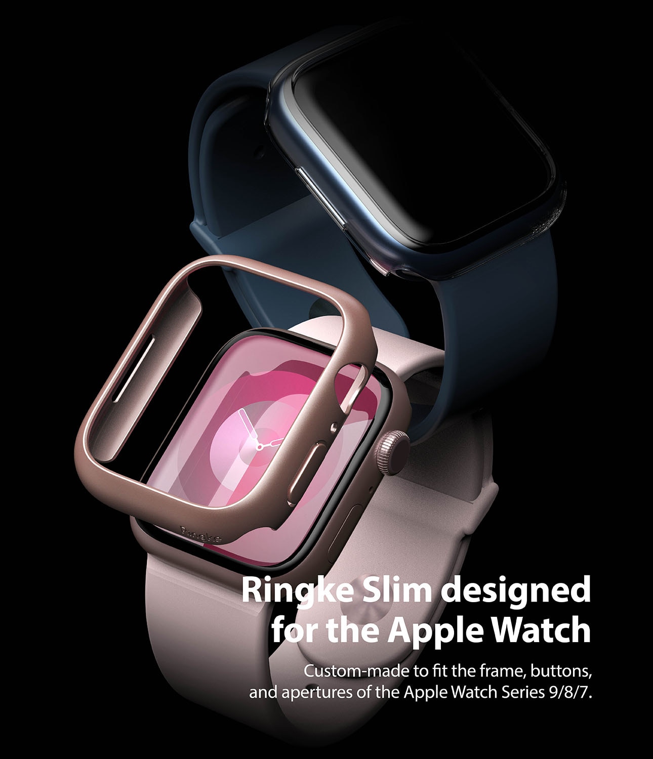 Coque Slim (2 pièces) Apple Watch Series 9 41mm, Multi-couleur / motif