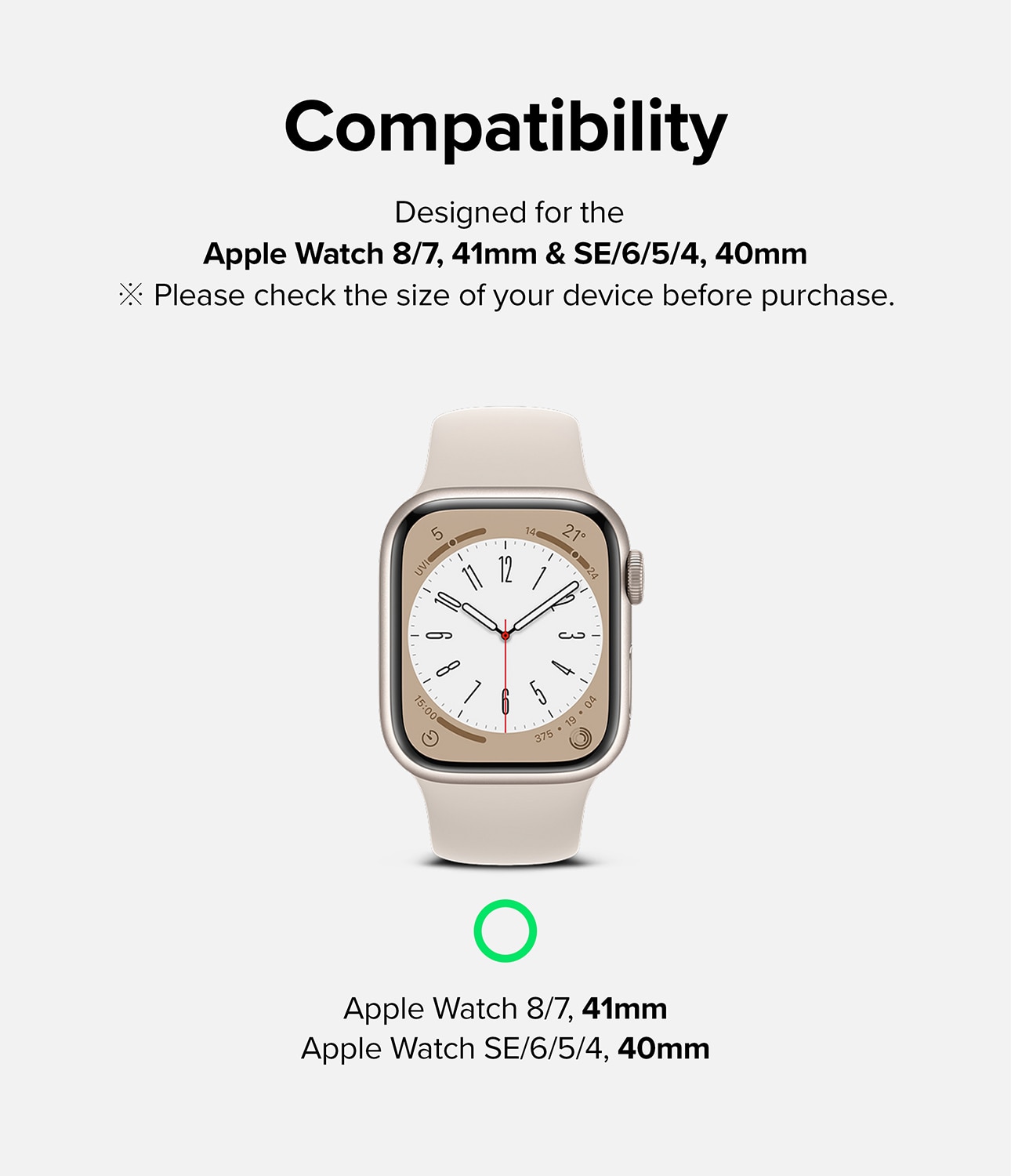 Dual Easy Screen Protector (3 pièces) Apple Watch Series 4-6 40mm