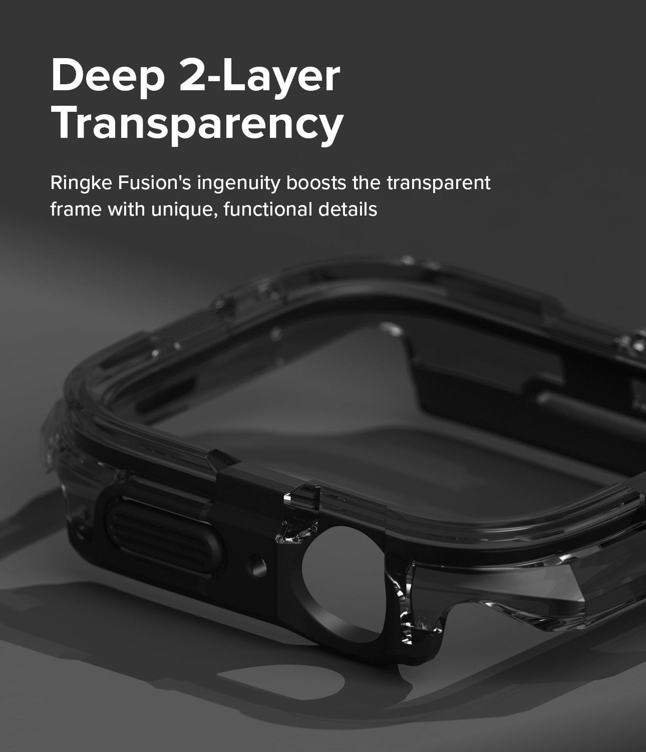Coque Fusion Bumper Apple Watch 44mm Black