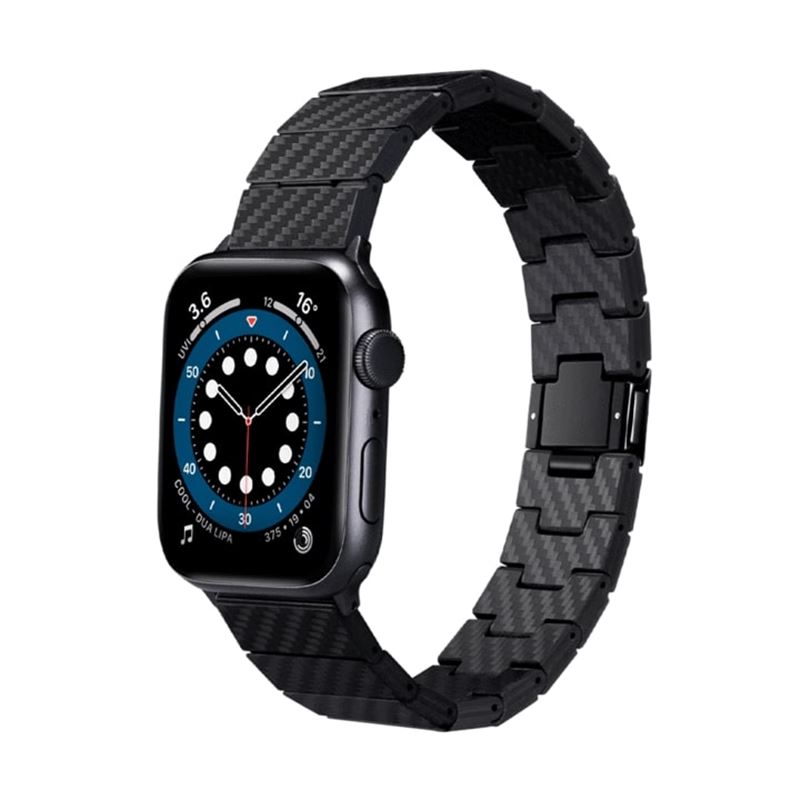 Apple Watch 45mm Series 8 Bracelet Modern Carbon Fiber Black