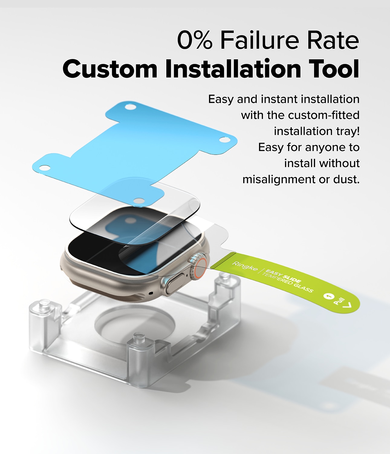 Easy Slide Glass (2 pièces) Apple Watch Ultra 49mm 1st Gen