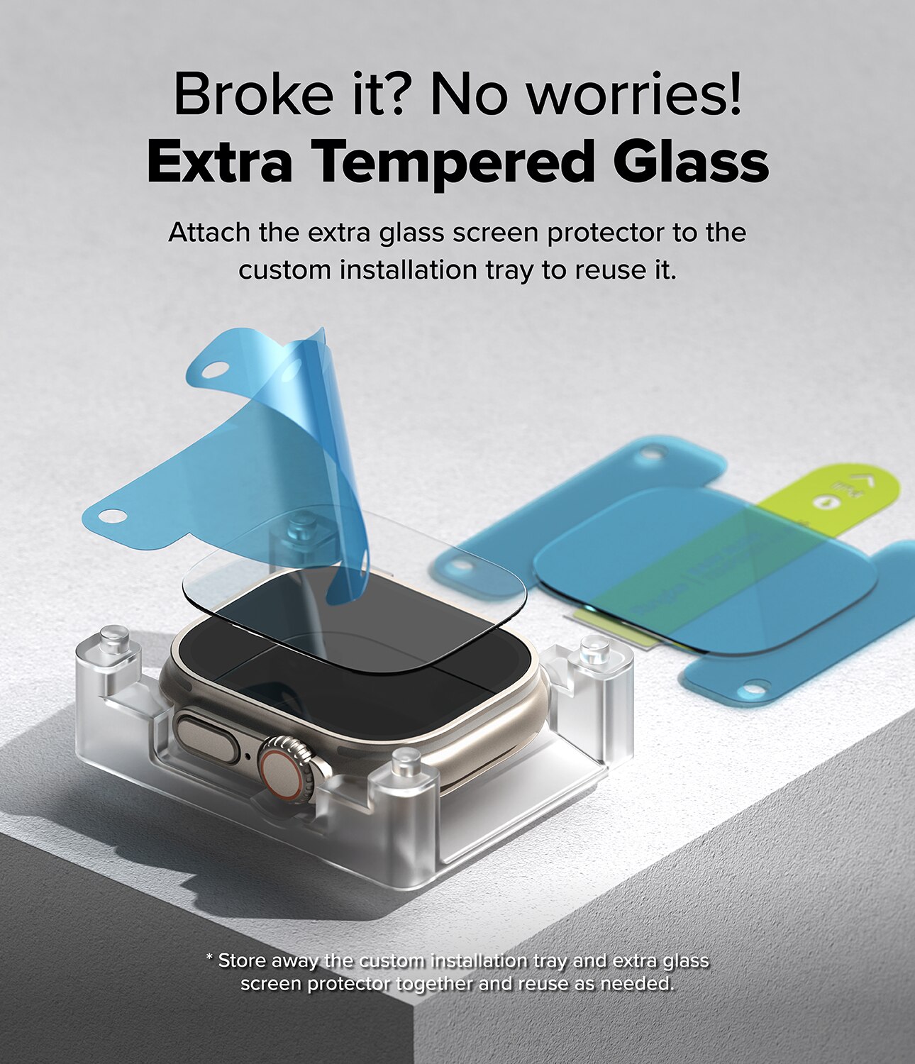 Easy Slide Glass (2 pièces) Apple Watch Ultra 49mm 1st Gen
