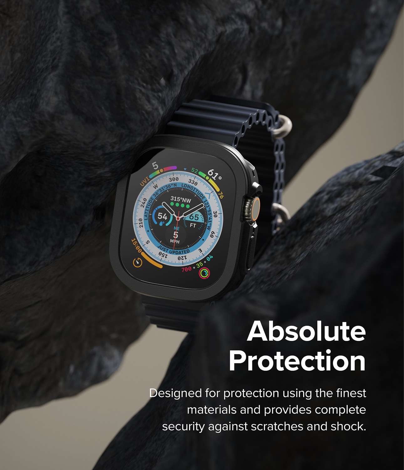 Coque Air Sports Apple Watch Ultra 49mm 1st Gen Black