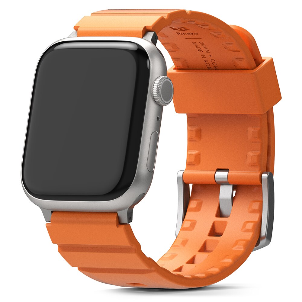 Rubber One Bold Band Apple Watch 44mm, Orange