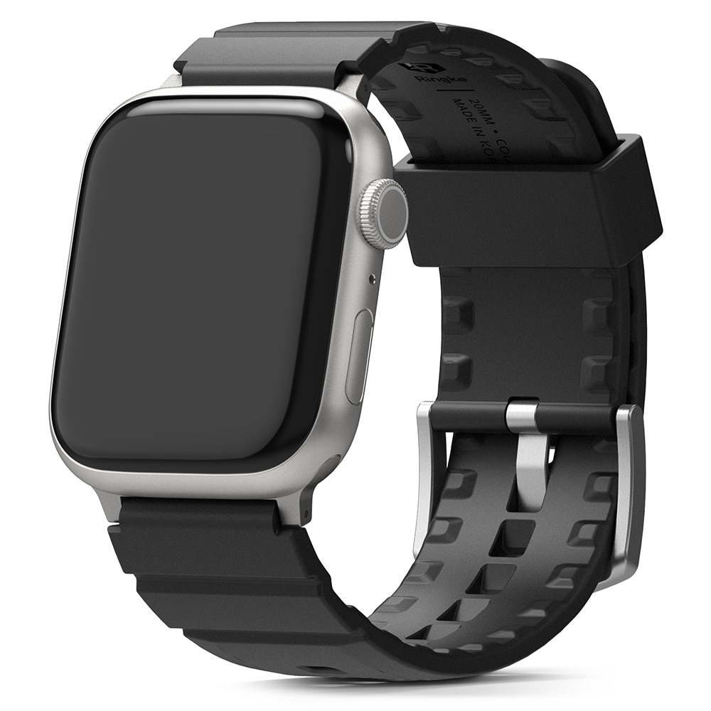 Rubber One Bold Band Apple Watch 44mm, Black