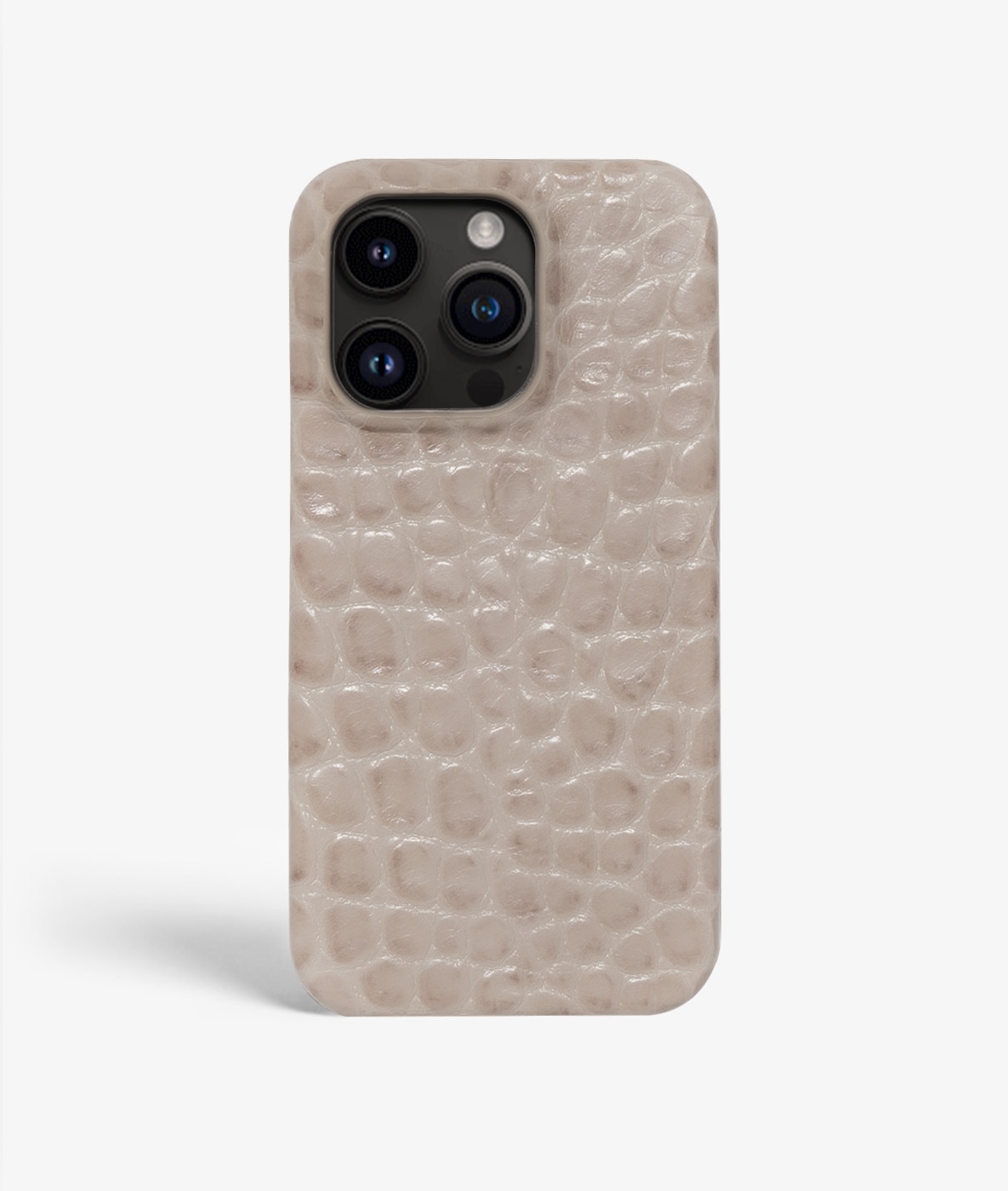 Coque iPhone 13 Pro Small Croco Gris