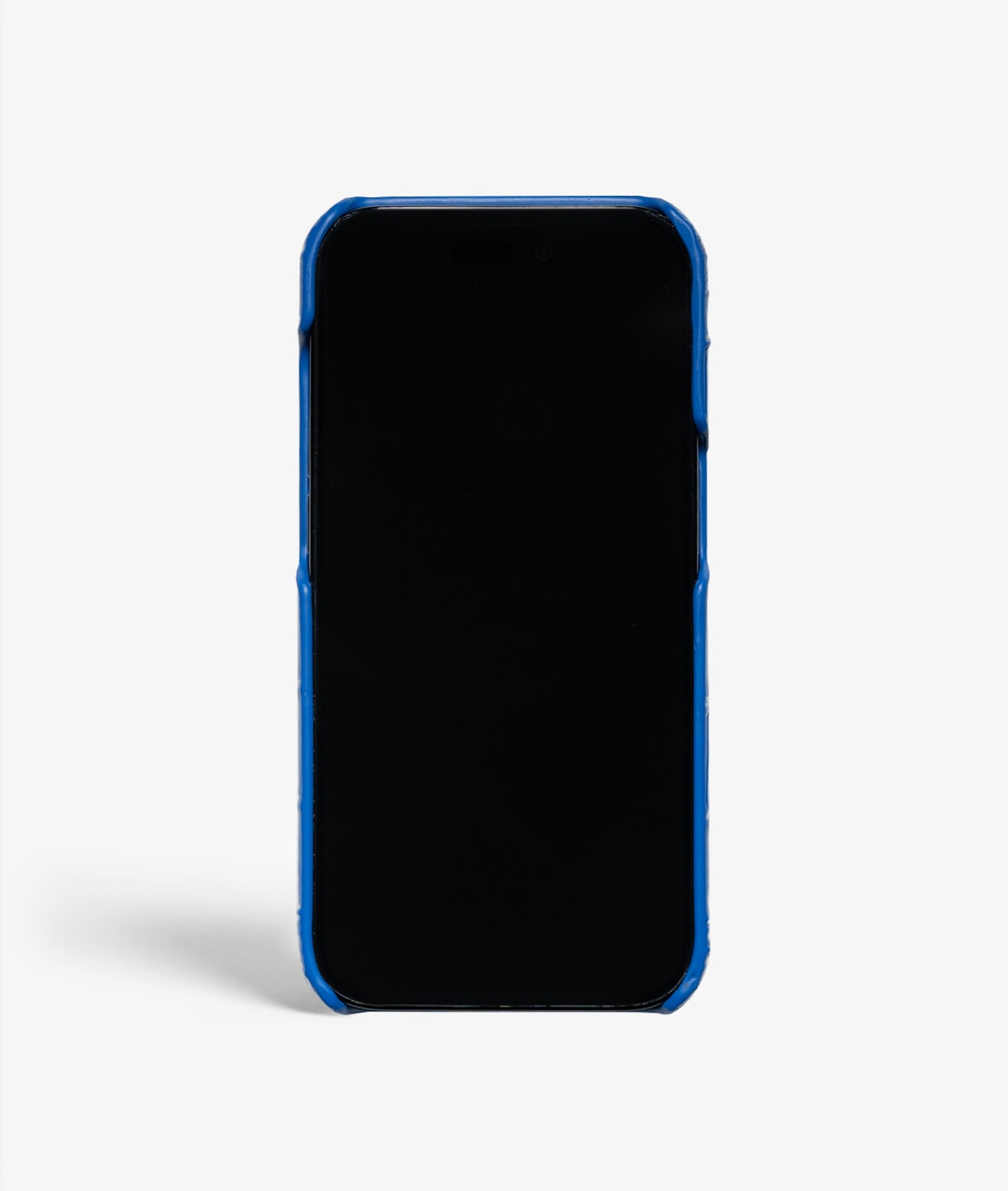 Coque iPhone 14 Pro Croco Bleu