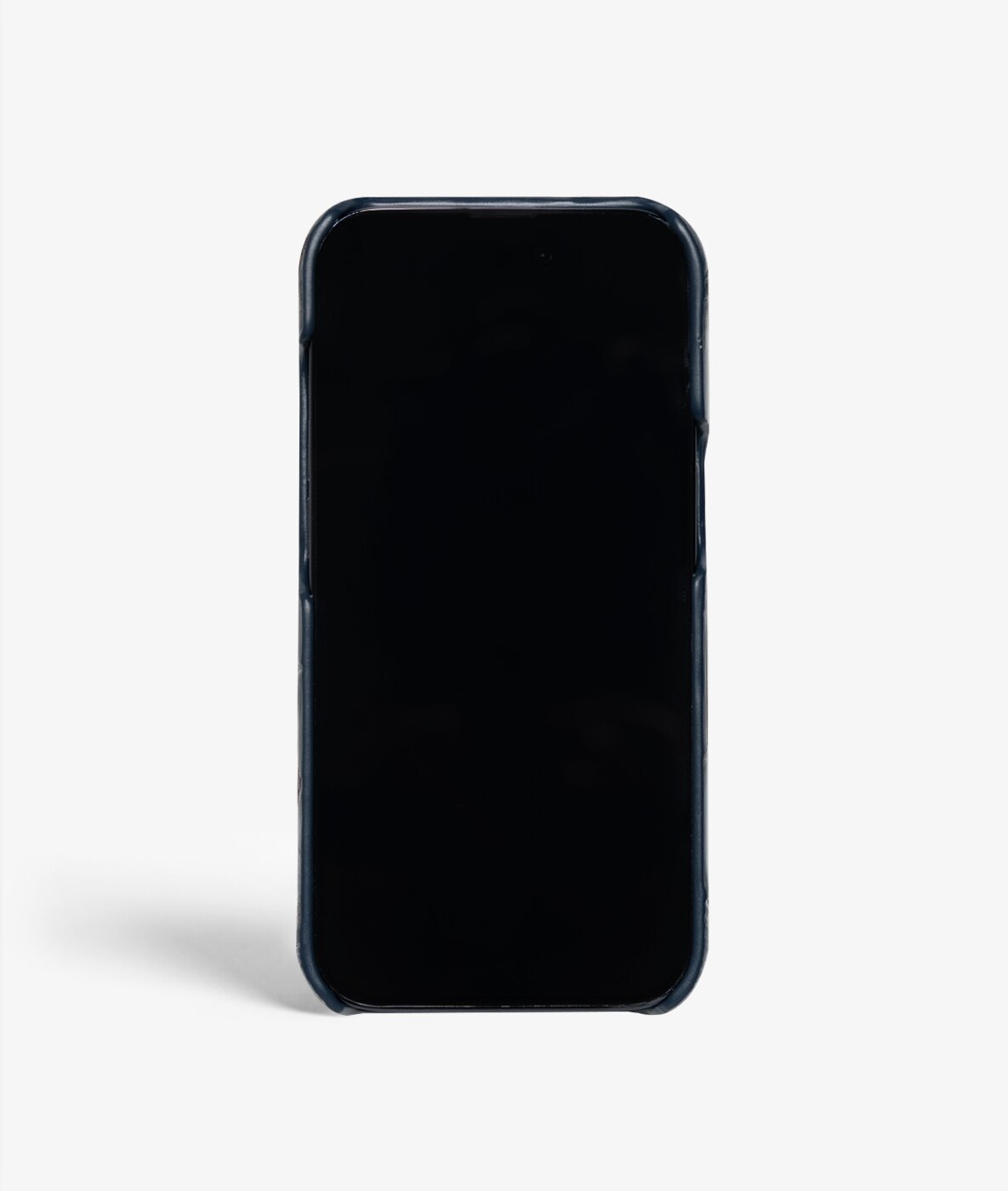Coque iPhone 13 Pro Max Croco Bleu