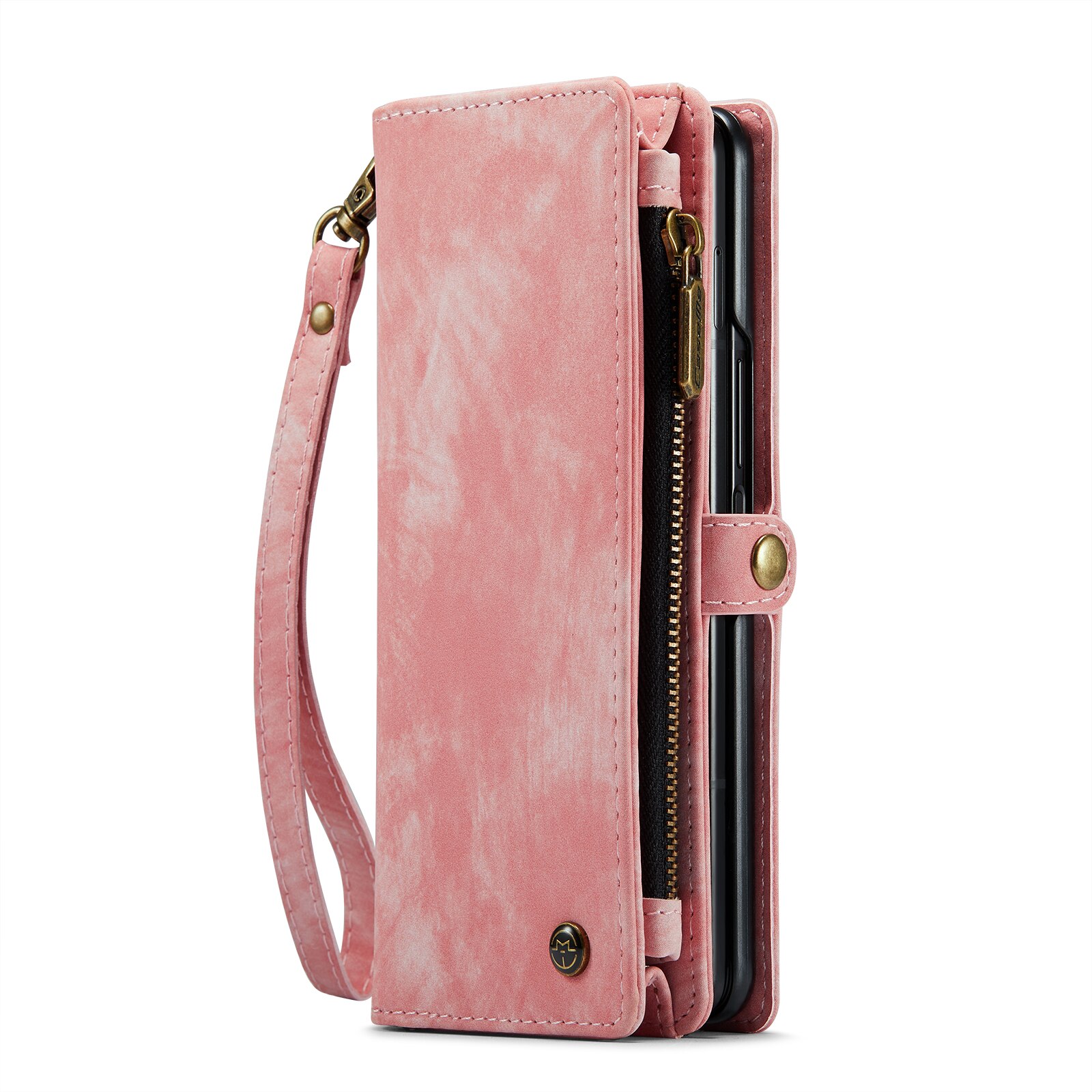 Étui portefeuille multi-cartes Samsung Galaxy Z Fold 4, Rose
