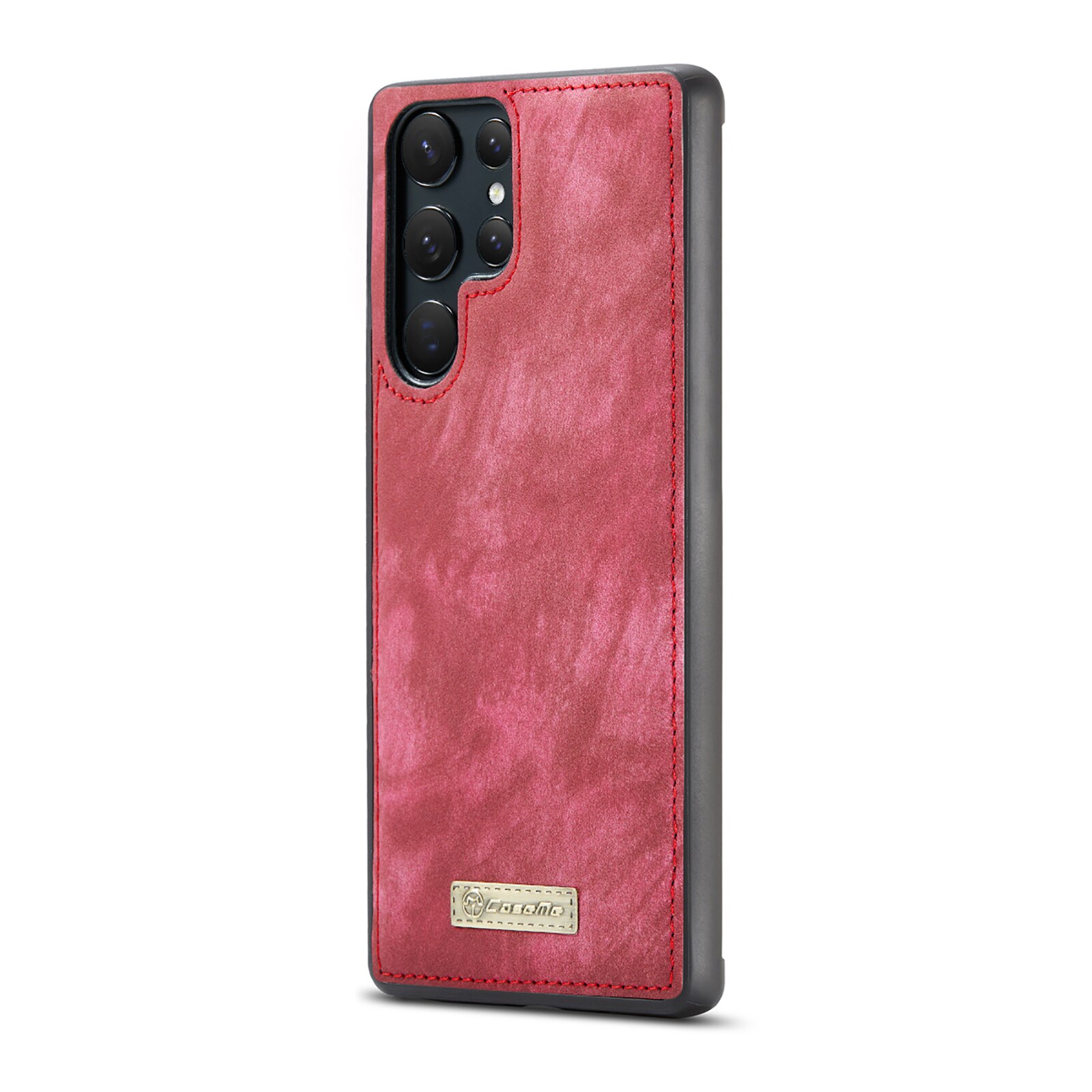 Étui portefeuille multi-cartes Samsung Galaxy S22 Ultra, Rouge