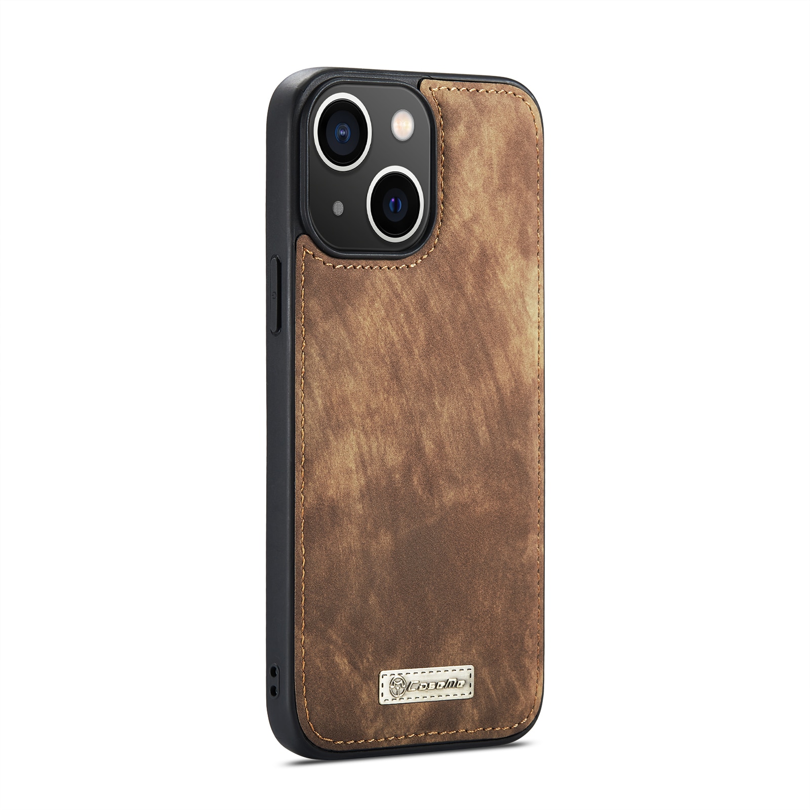 Étui portefeuille multi-cartes iPhone 14 Plus, Marron