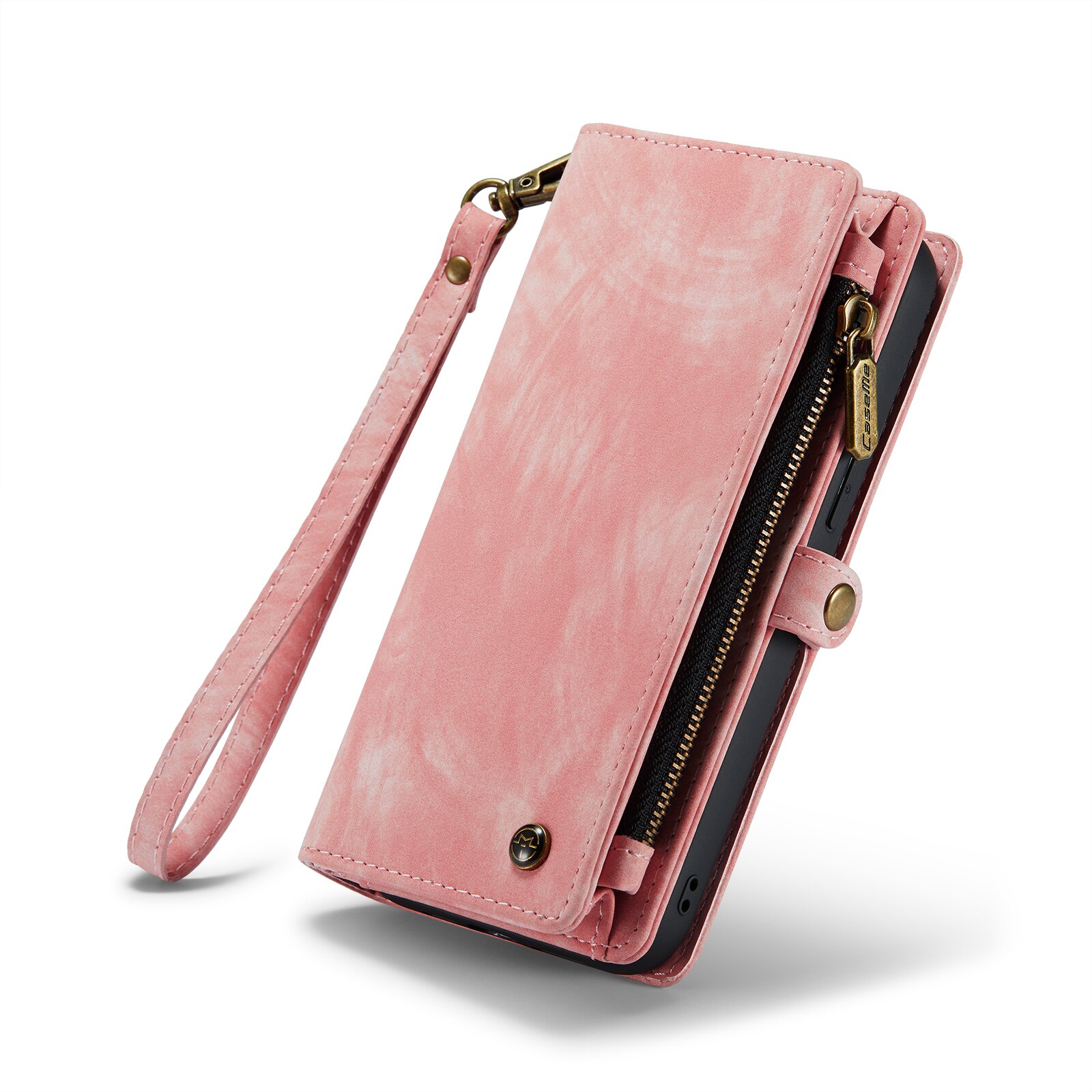 Étui portefeuille multi-cartes iPhone 14, Rose