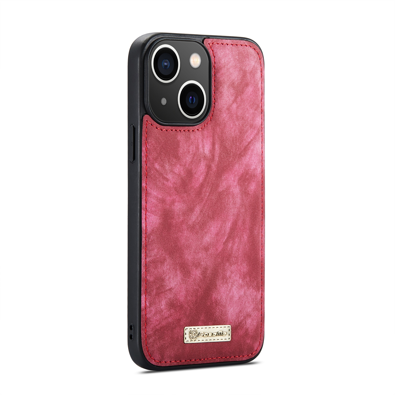Étui portefeuille multi-cartes iPhone 14, Rouge