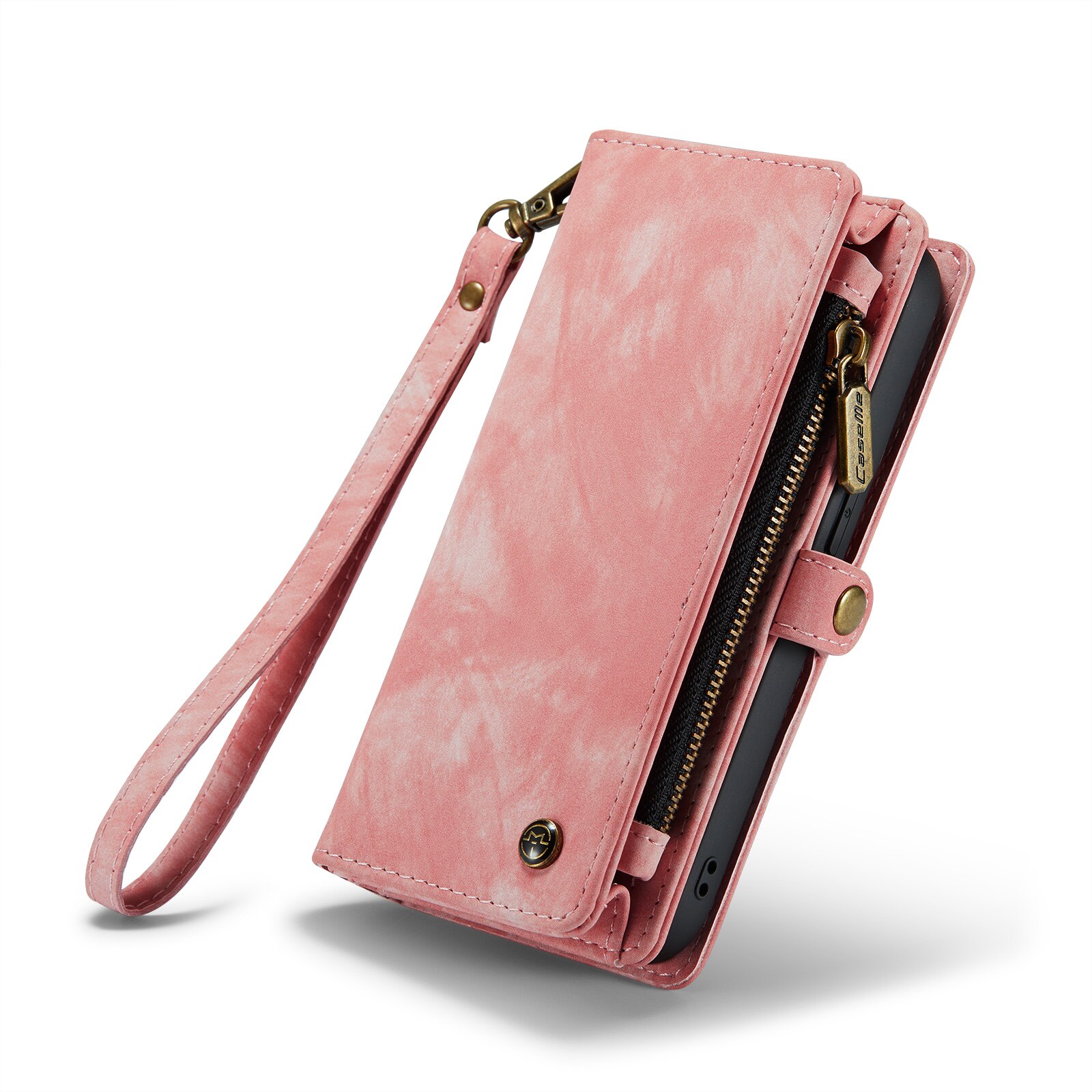 Étui portefeuille multi-cartes iPhone 14 Pro Max, Rose