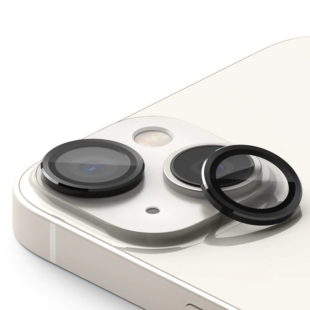 Camera Lens Frame Glass iPhone 14 Noir