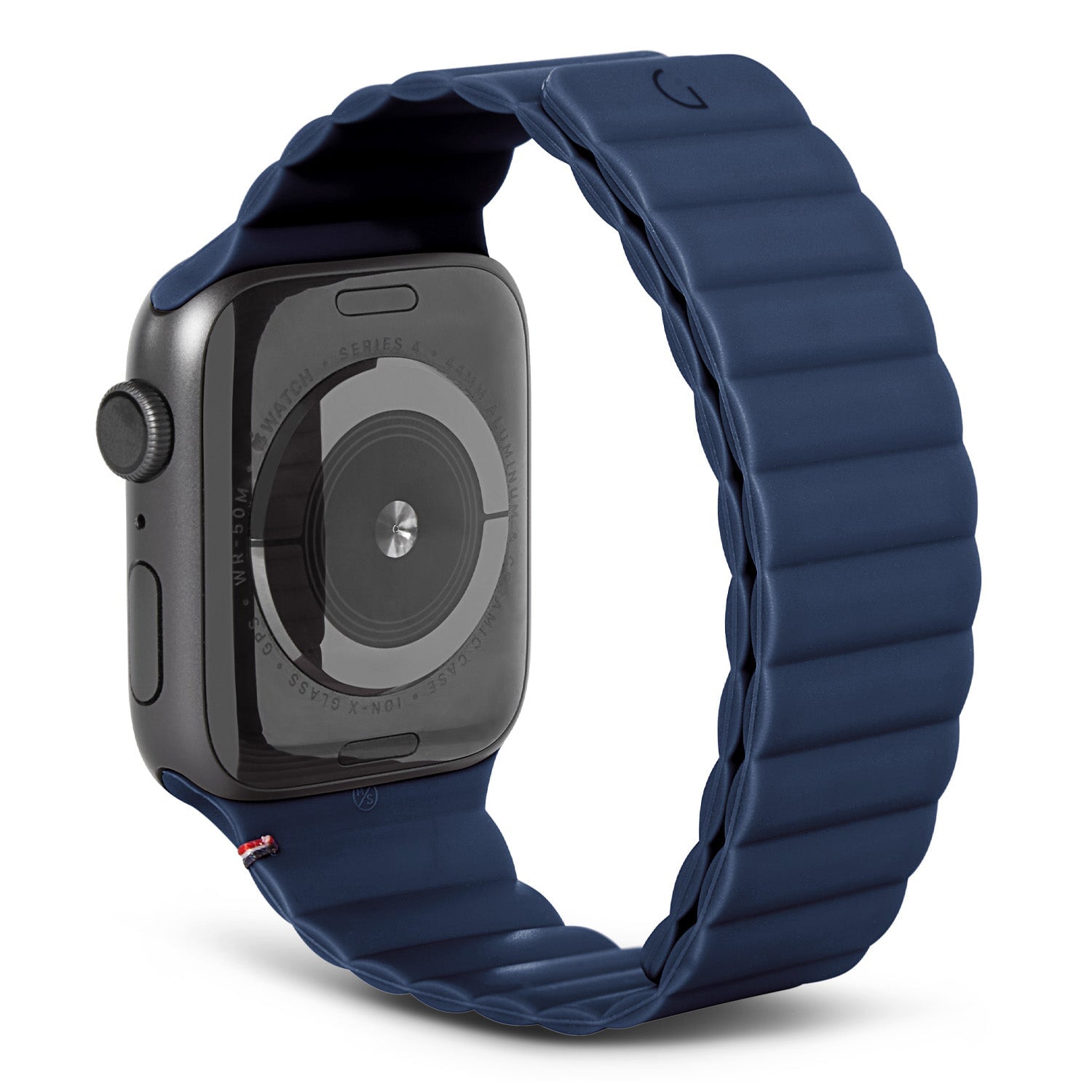 Silicone Magnetic Traction Strap Lite Apple Watch SE 44mm, Matte Navy