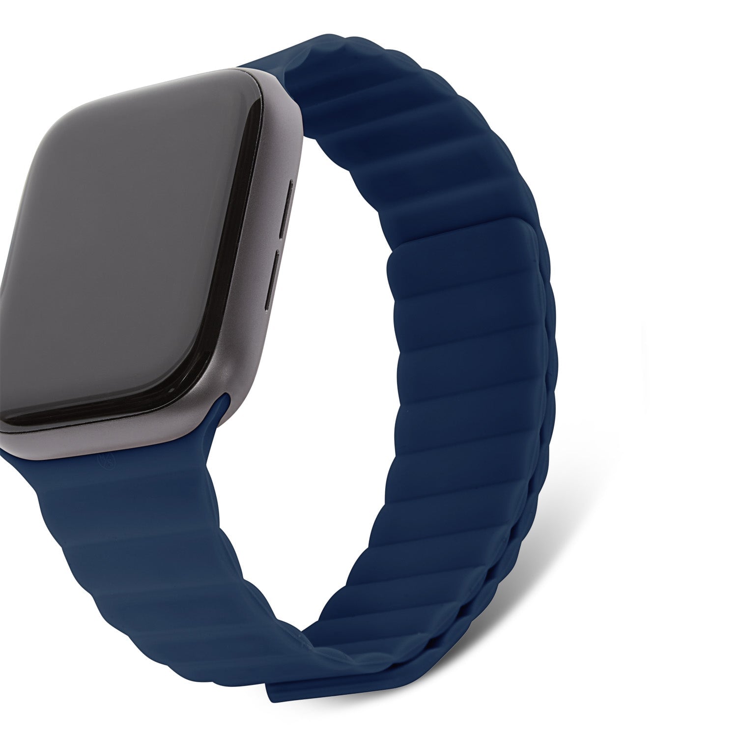 Silicone Magnetic Traction Strap Lite Apple Watch Ultra 49mm, Matte Navy