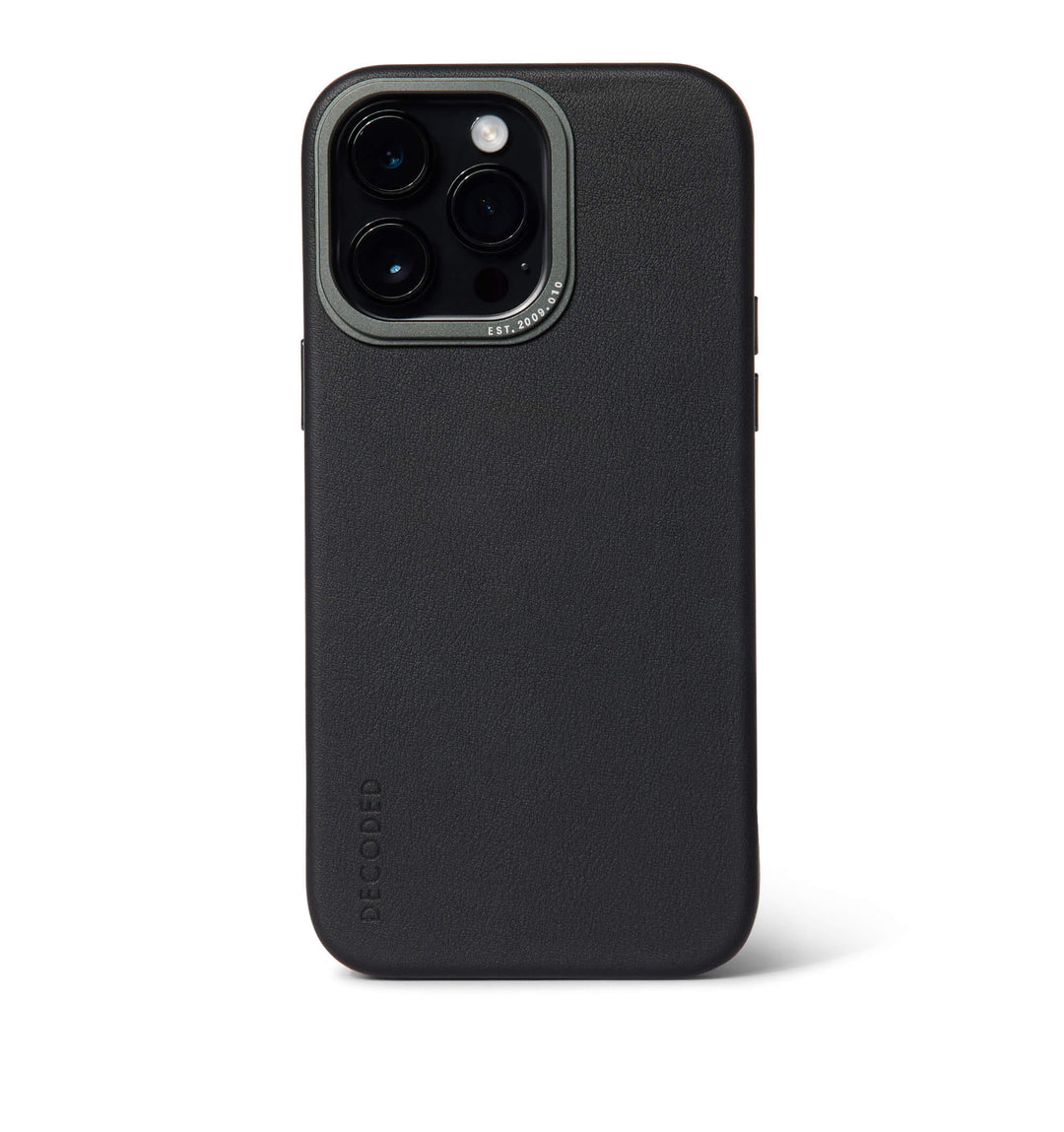 Leather Back Cover iPhone 15 Pro Max, Black