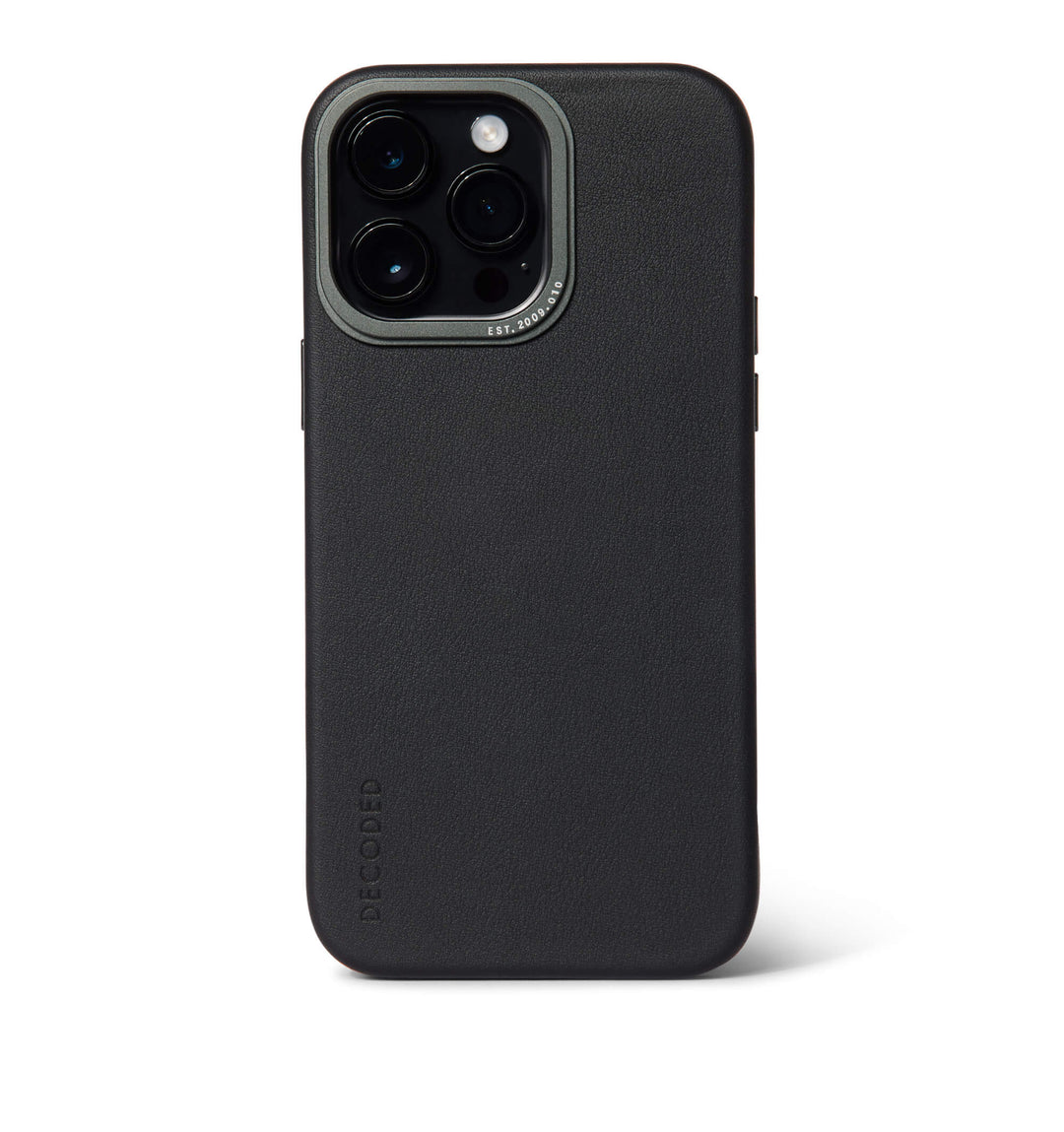 Leather Back Cover iPhone 14 Pro, Black