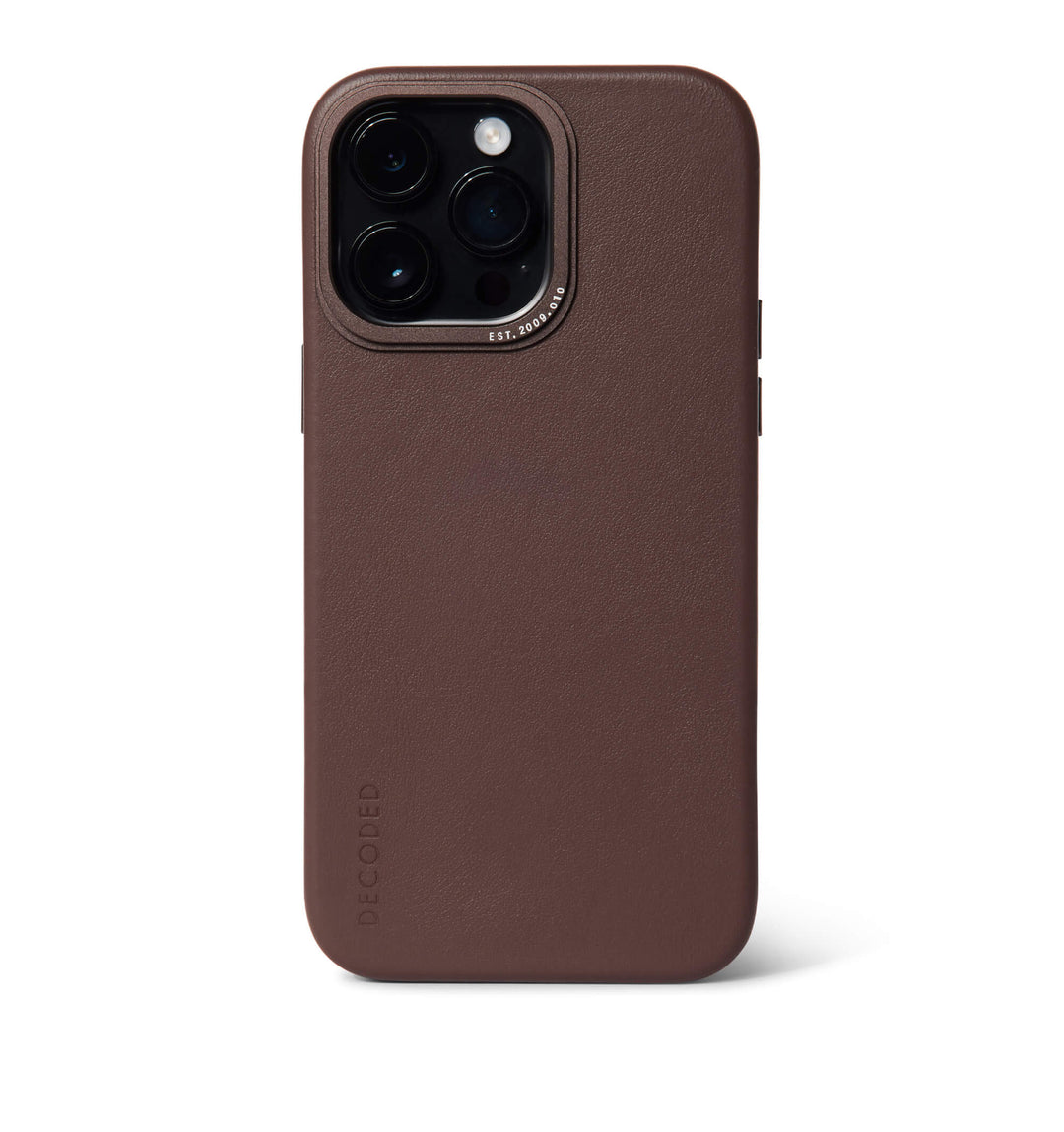 Leather Back Cover iPhone 14 Pro, Brown