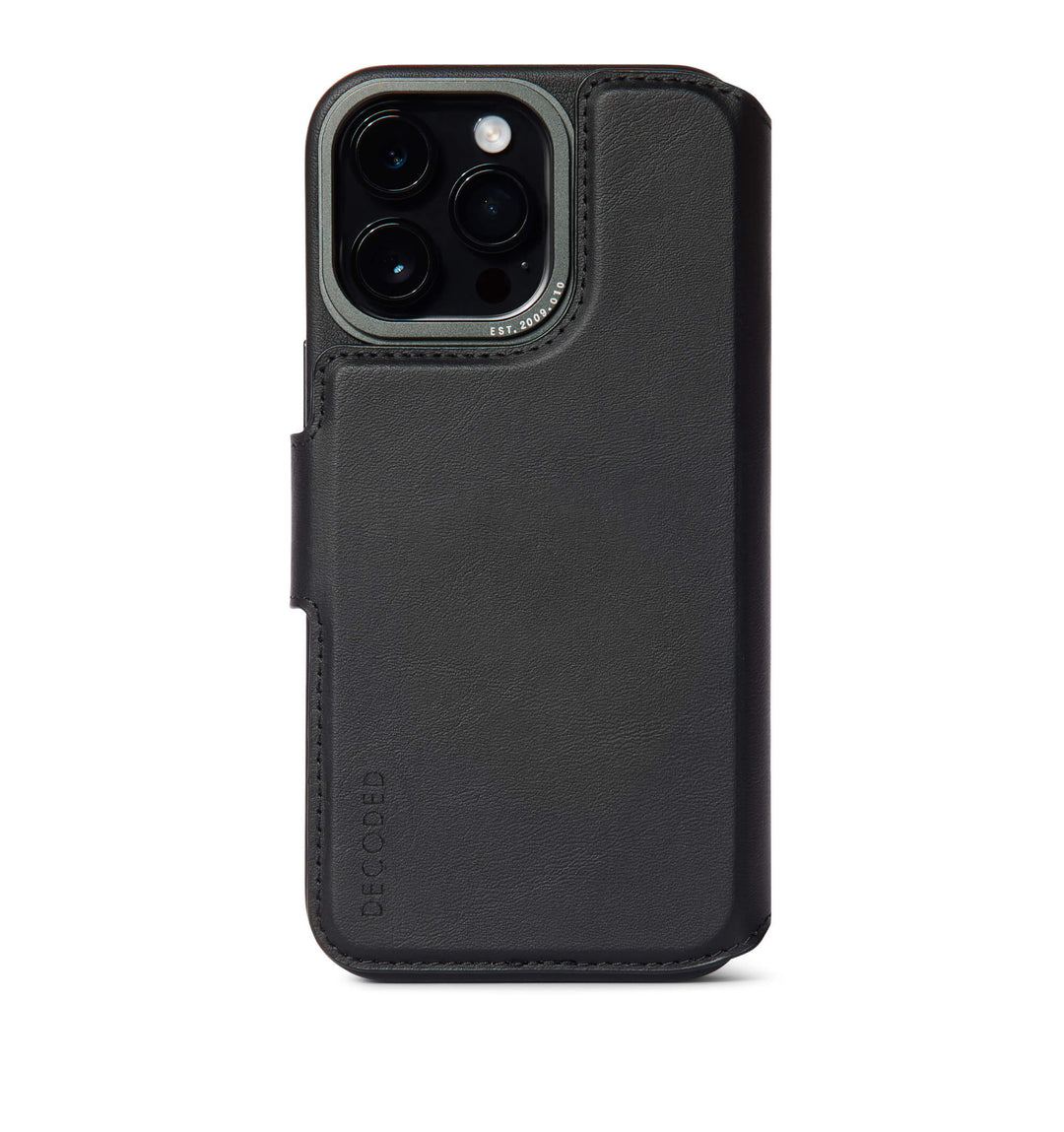Detachable Wallet Leather iPhone 15 Pro Max, Black