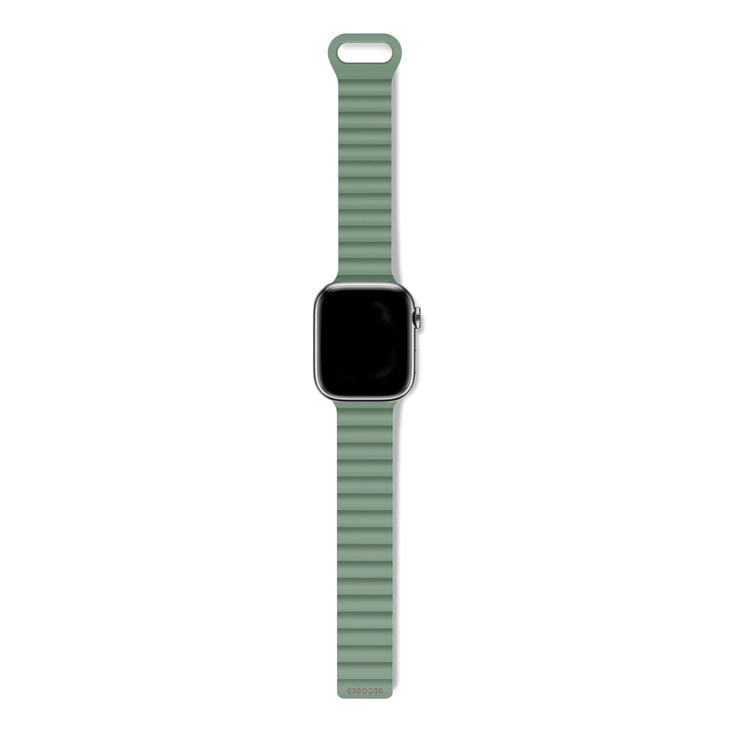 Silicone Traction Loop Strap Apple Watch 38mm, Sage Leaf