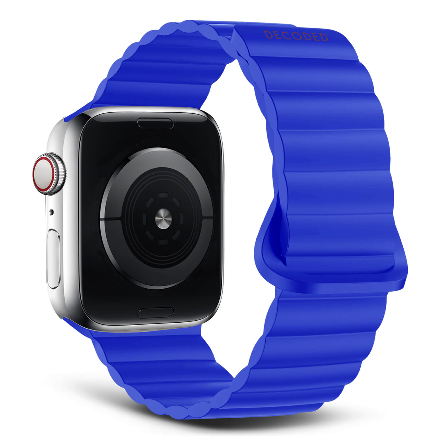 Silicone Traction Loop Strap Apple Watch 45mm Series 9, Galactic Blue