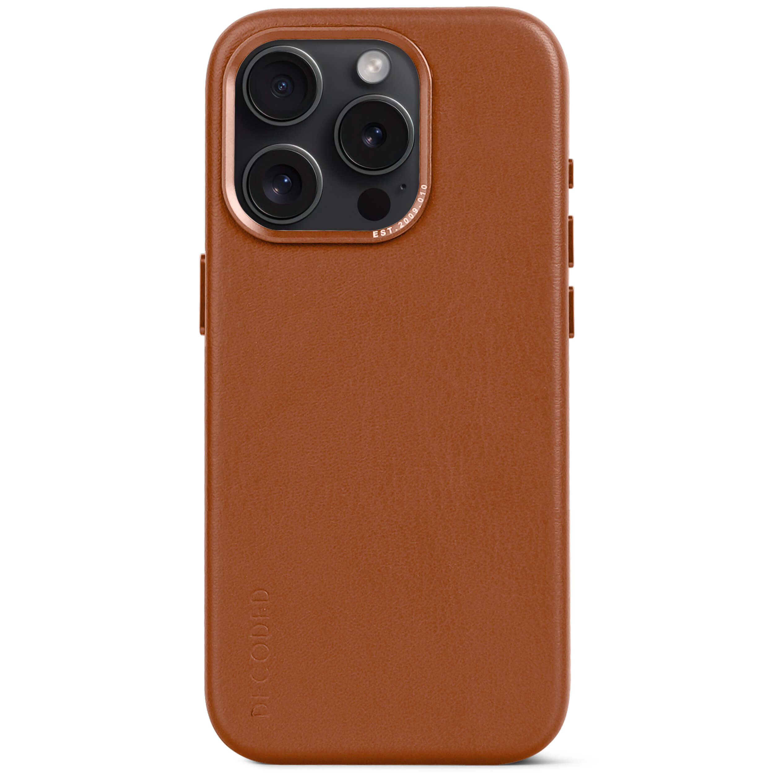 Leather Back Cover iPhone 15 Pro, Tan