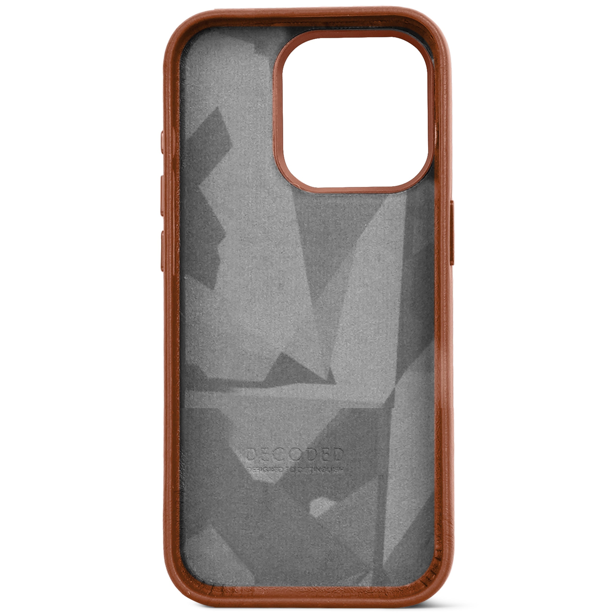 Leather Back Cover iPhone 15 Pro, Tan