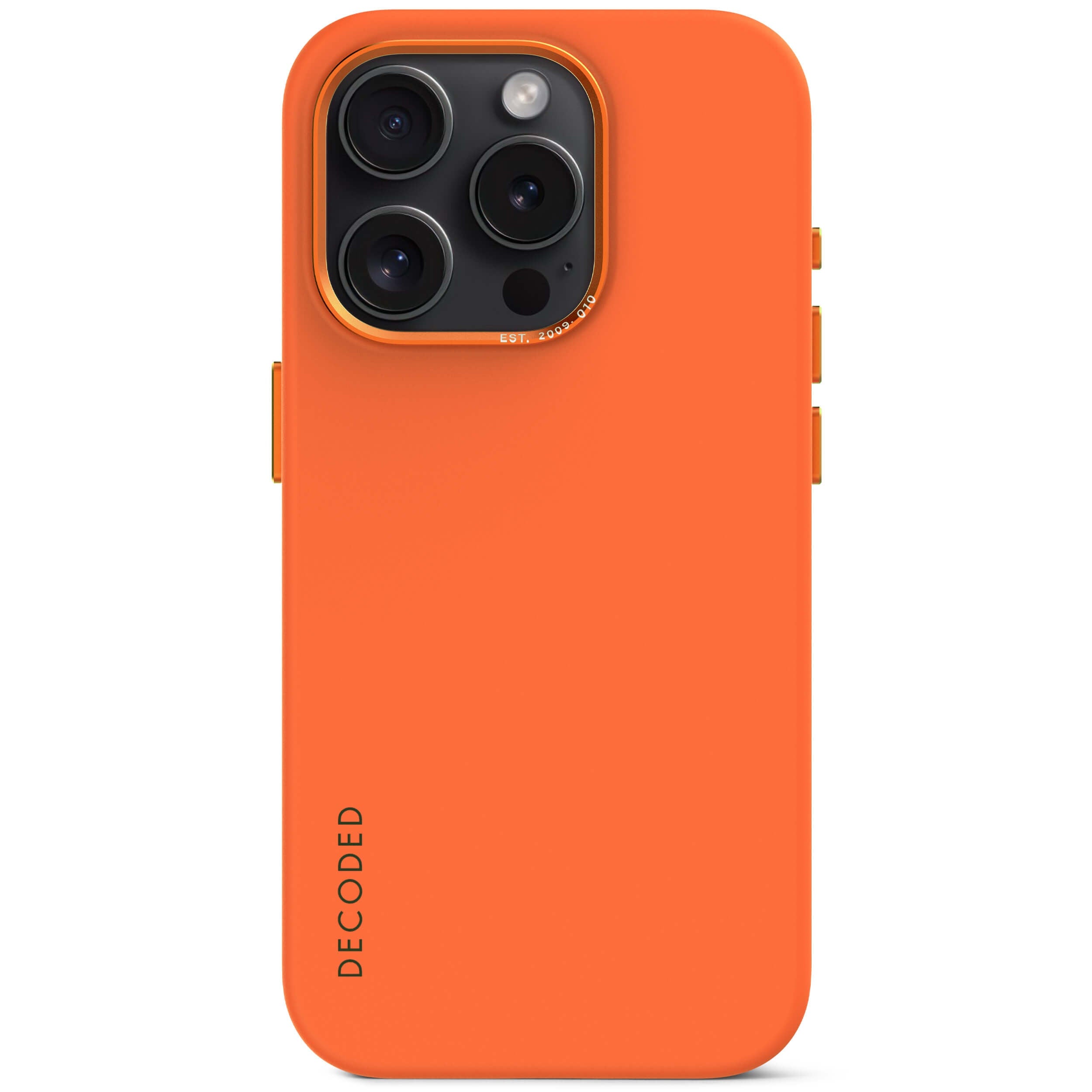 AntiMicrobial Silicone Back Cover iPhone 15 Pro, Apricot