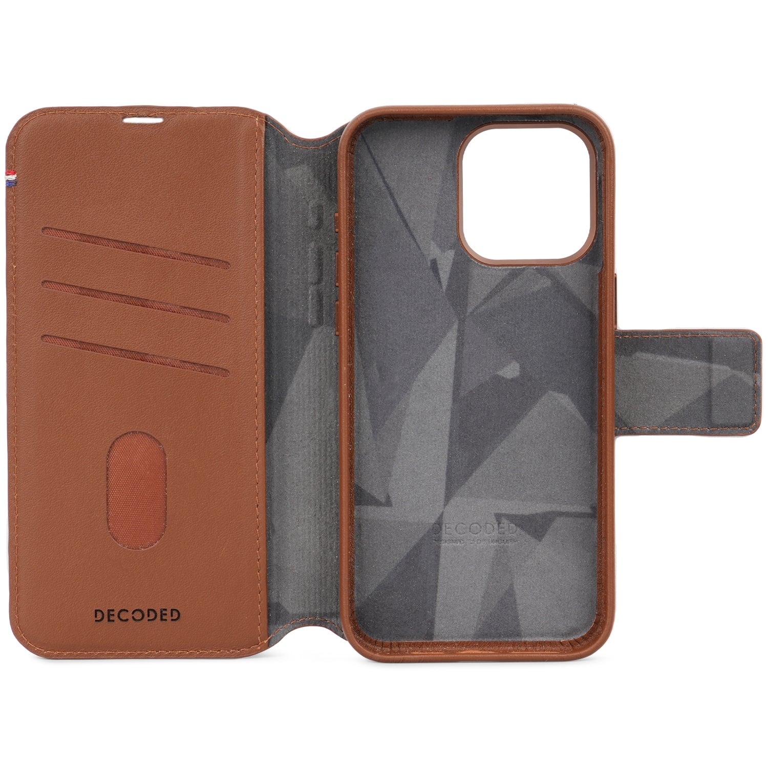 Detachable Wallet Leather iPhone 15 Pro, Tan