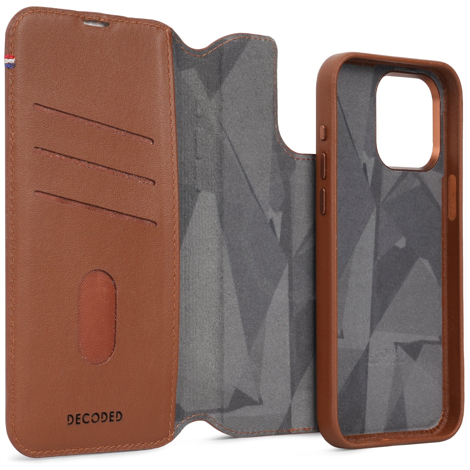 Detachable Wallet Leather iPhone 15 Pro, Tan