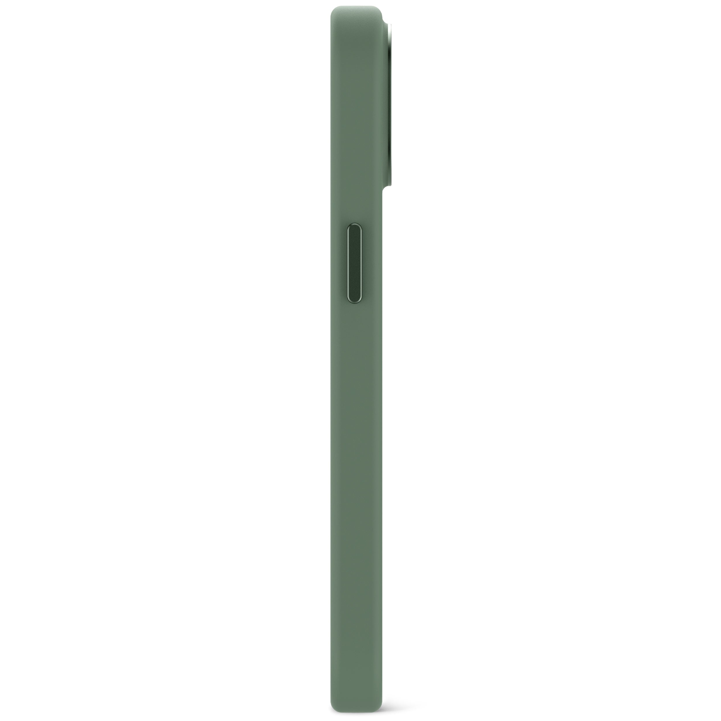 AntiMicrobial Silicone Back Cover iPhone 15 Plus, Sage Leaf