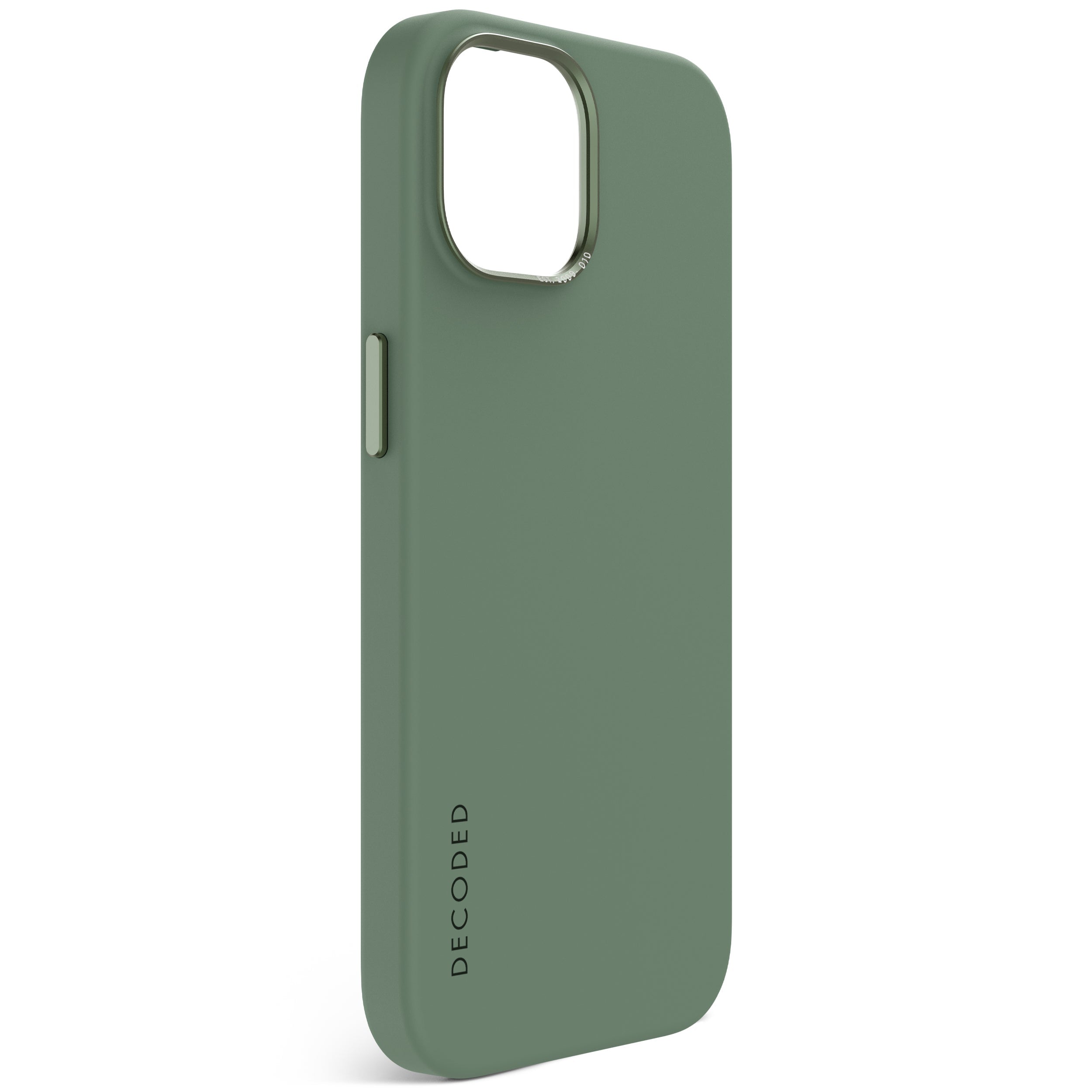 AntiMicrobial Silicone Back Cover iPhone 15 Plus, Sage Leaf