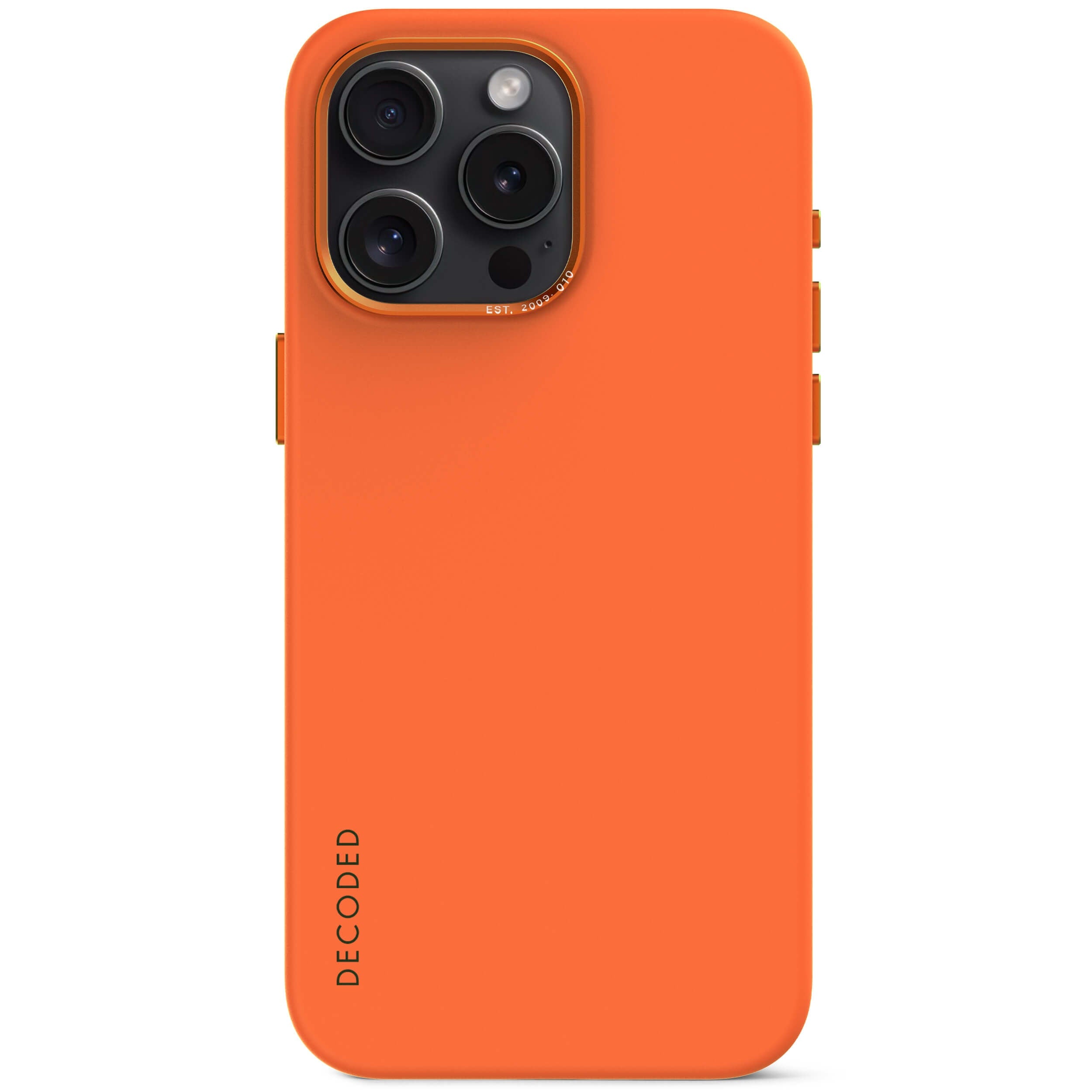 AntiMicrobial Silicone Back Cover iPhone 15 Pro Max, Apricot