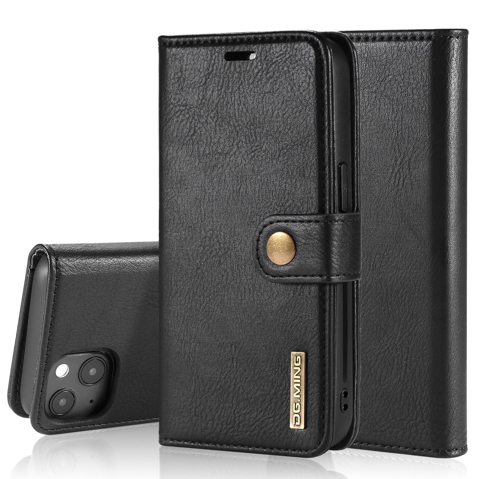Étui portefeuille Magnet Wallet iPhone 13 Mini, Black