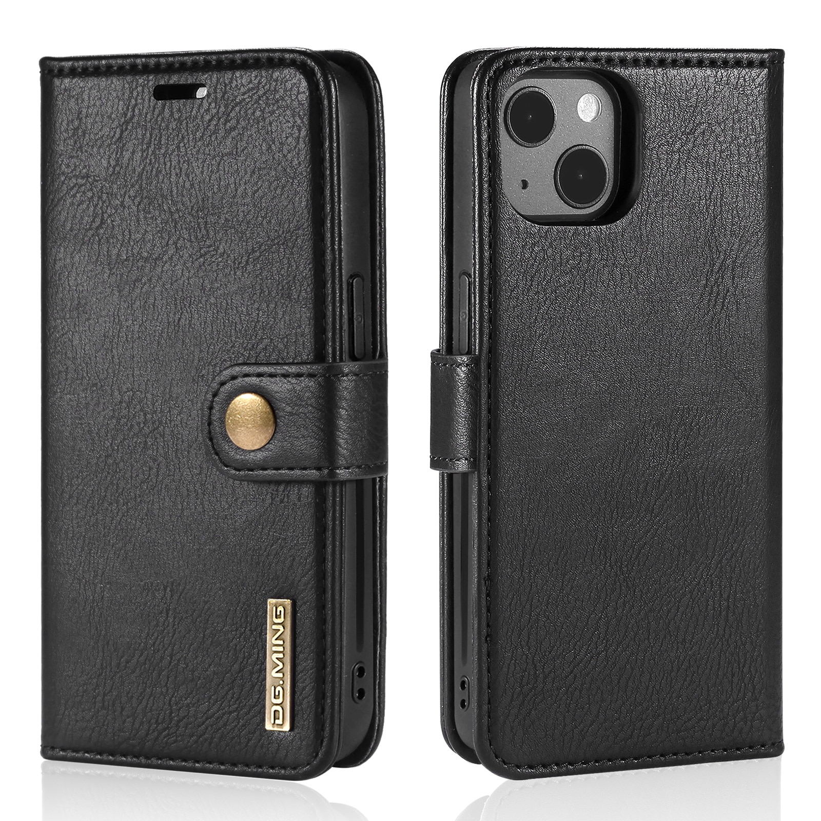 Étui portefeuille Magnet Wallet iPhone 13 Mini, Black