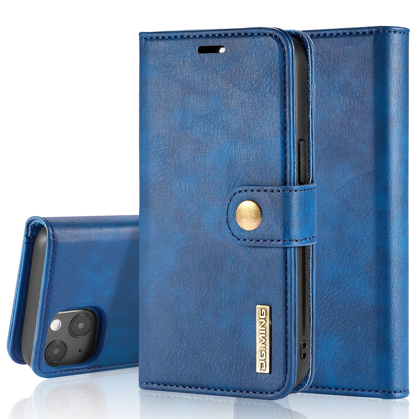 Étui portefeuille Magnet Wallet iPhone 14, Blue