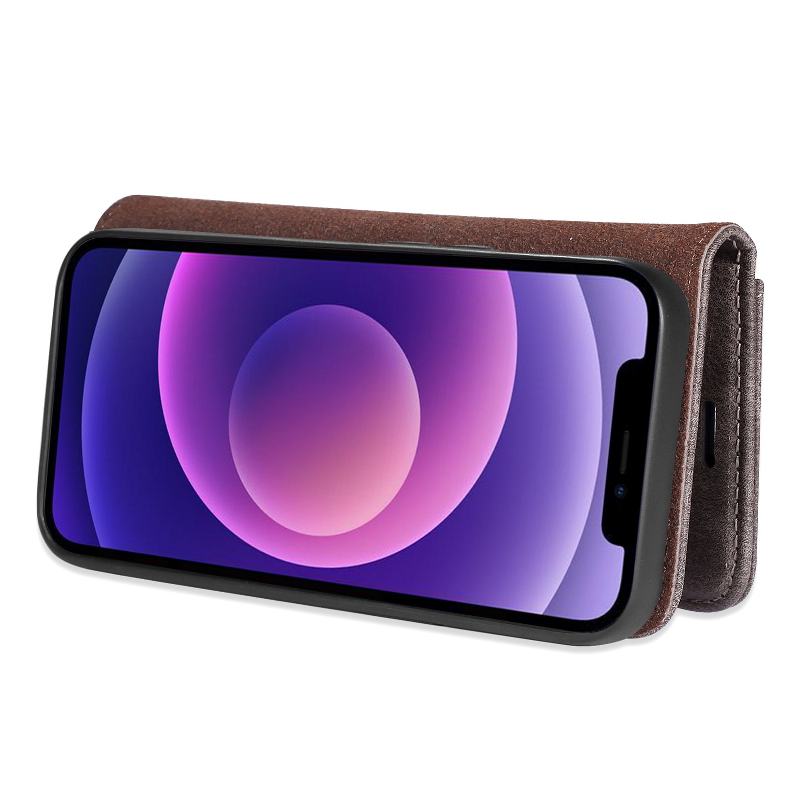 Étui portefeuille Magnet Wallet iPhone 13, Brown