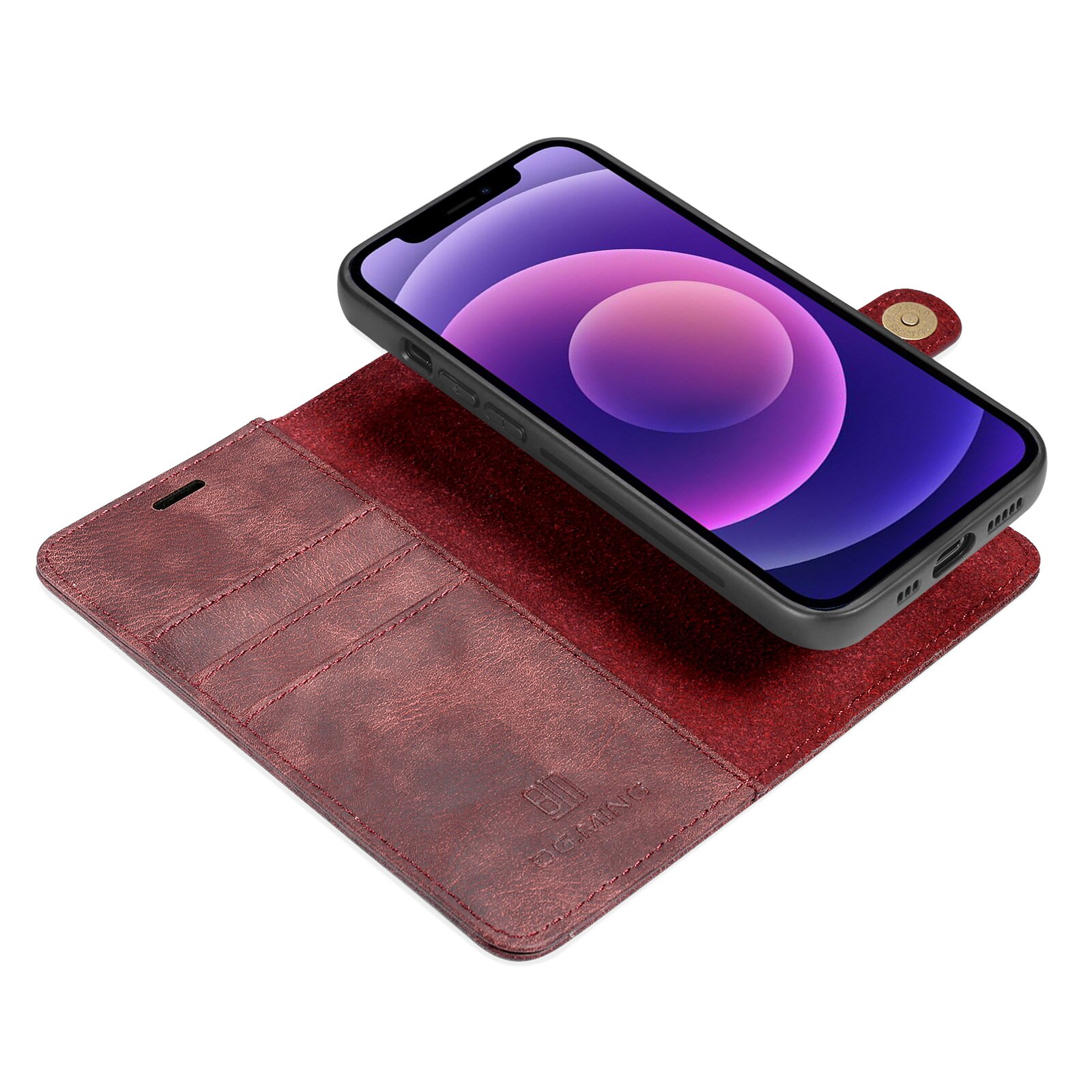 Étui portefeuille Magnet Wallet iPhone 13 Mini, Red