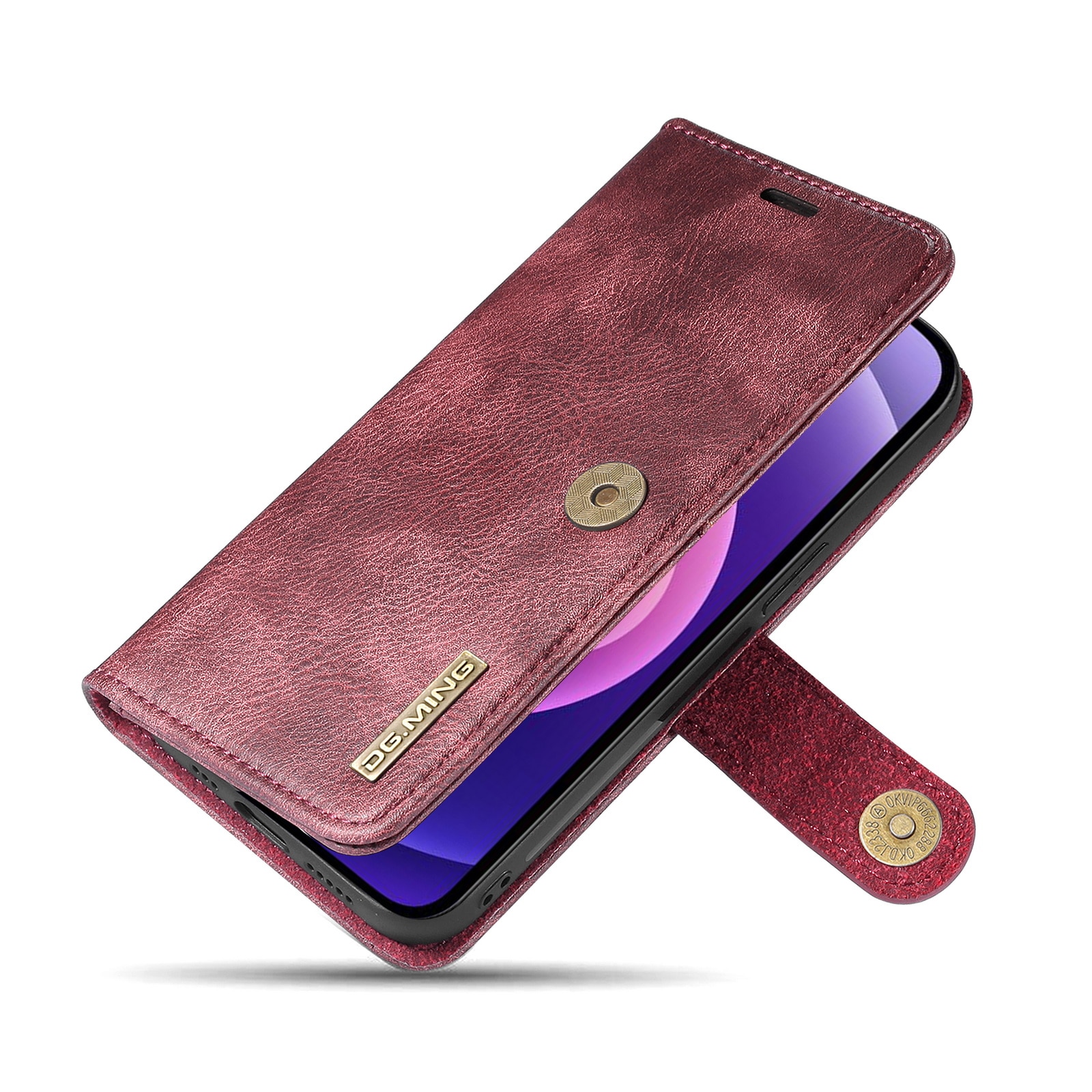 Étui portefeuille Magnet Wallet iPhone 13 Mini, Red
