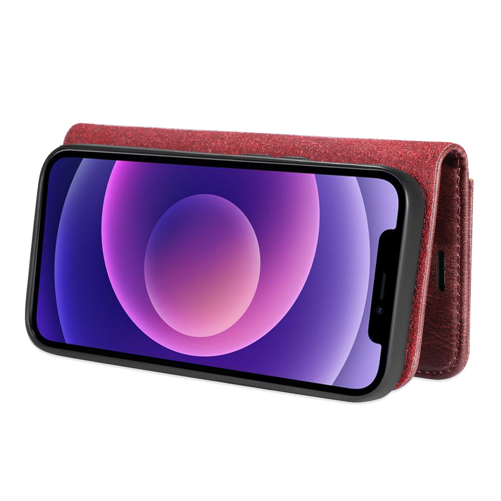 Étui portefeuille Magnet Wallet iPhone 13 Mini, Red
