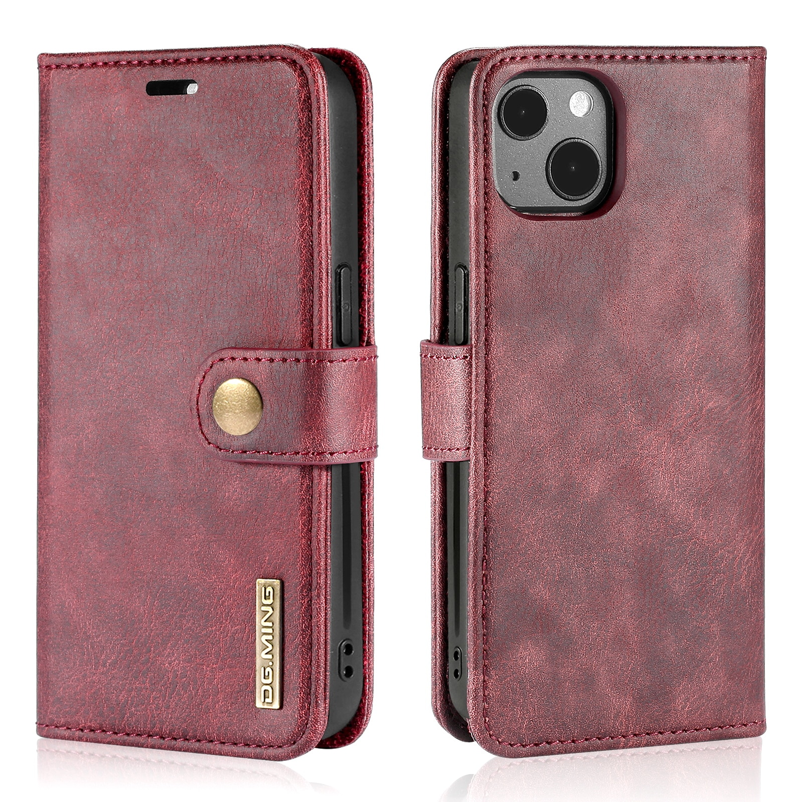 Étui portefeuille Magnet Wallet iPhone 13 Mini Red