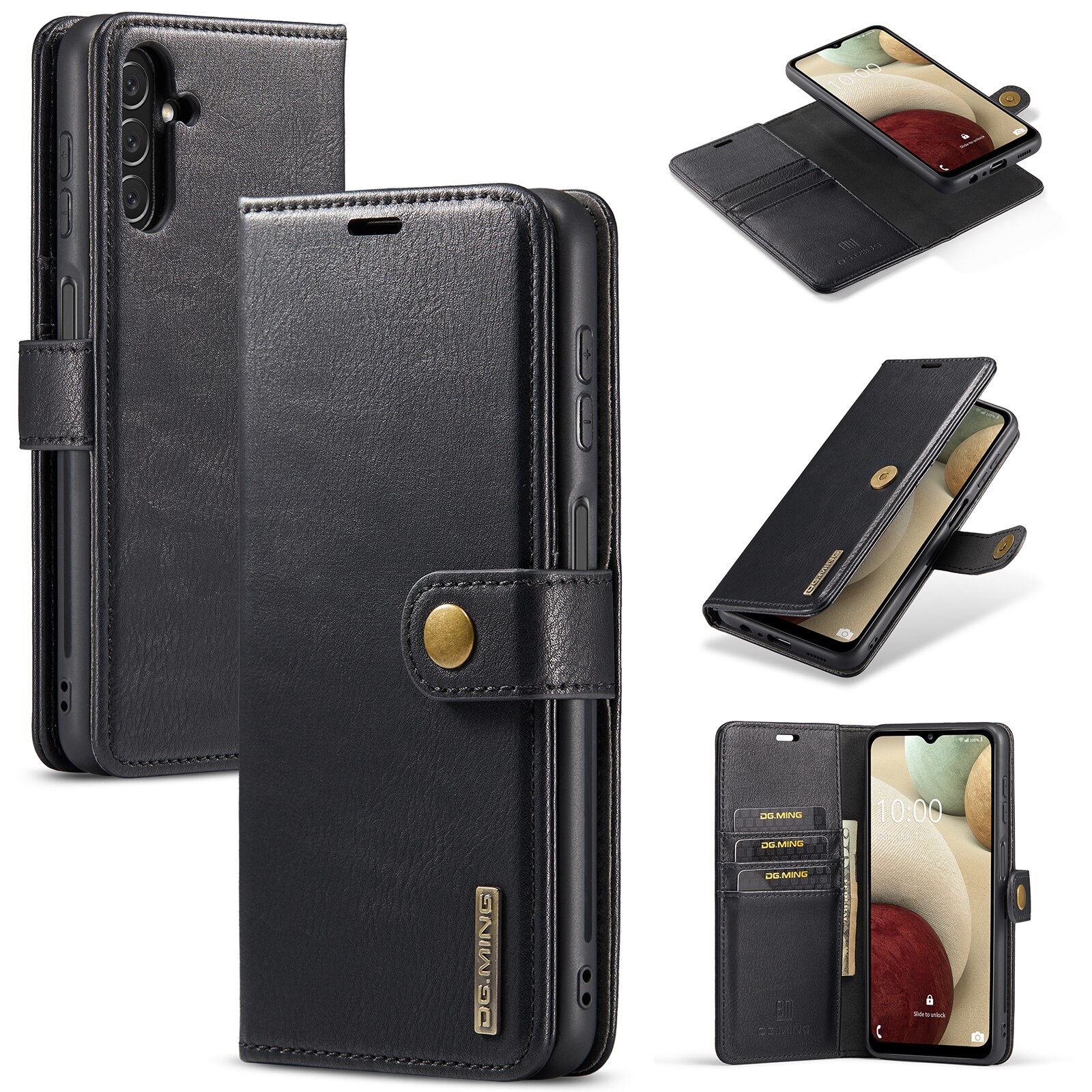 Étui portefeuille Magnet Wallet Samsung Galaxy A14, Black