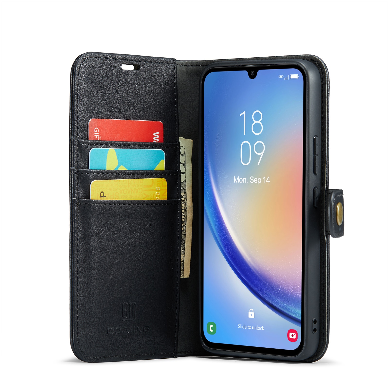 Étui portefeuille Magnet Wallet Samsung Galaxy A34, Black