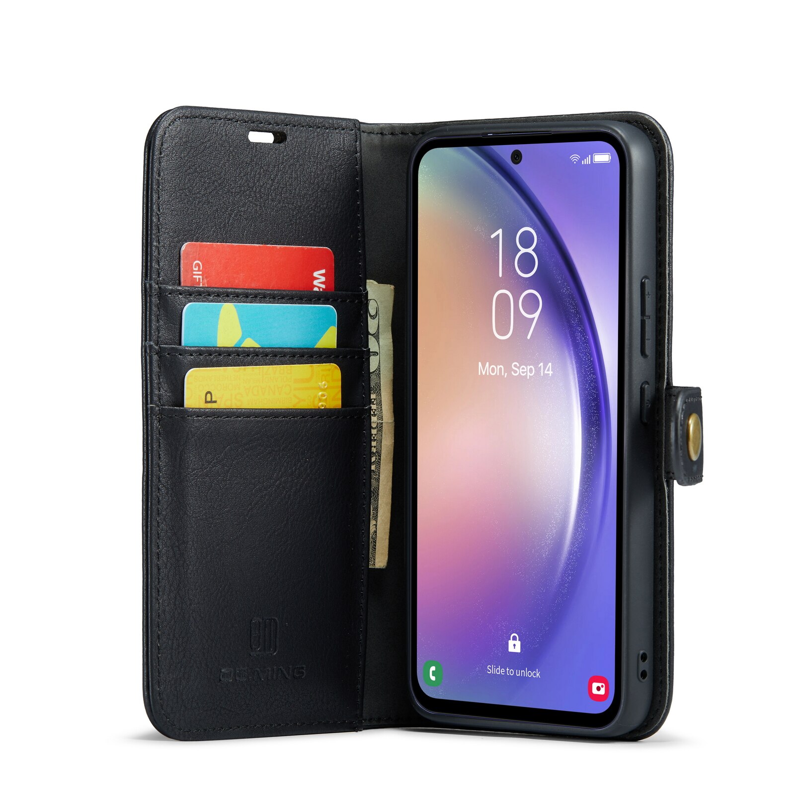 Étui portefeuille Magnet Wallet Samsung Galaxy A54, Black