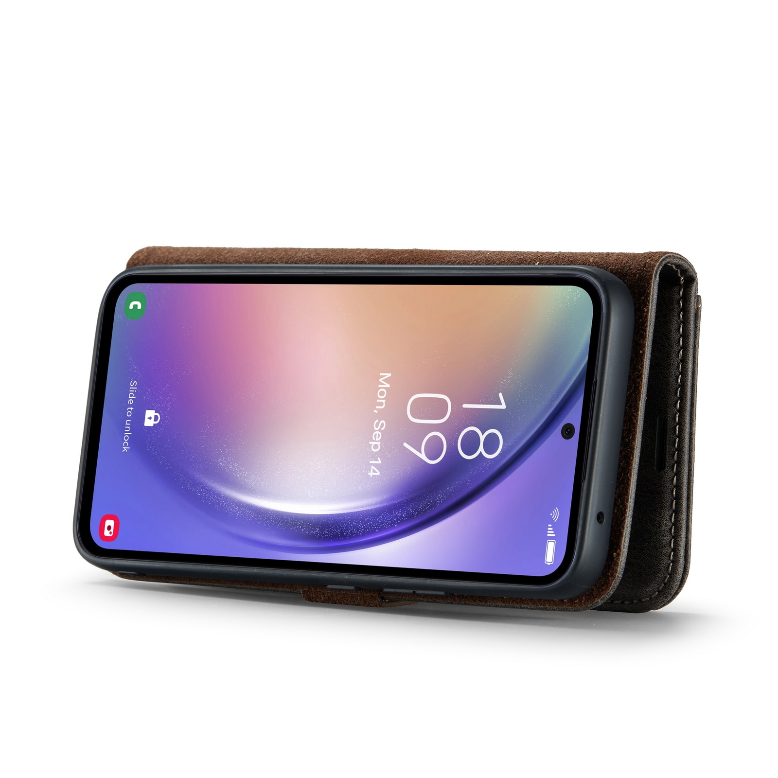 Étui portefeuille Magnet Wallet Samsung Galaxy A54, Brown
